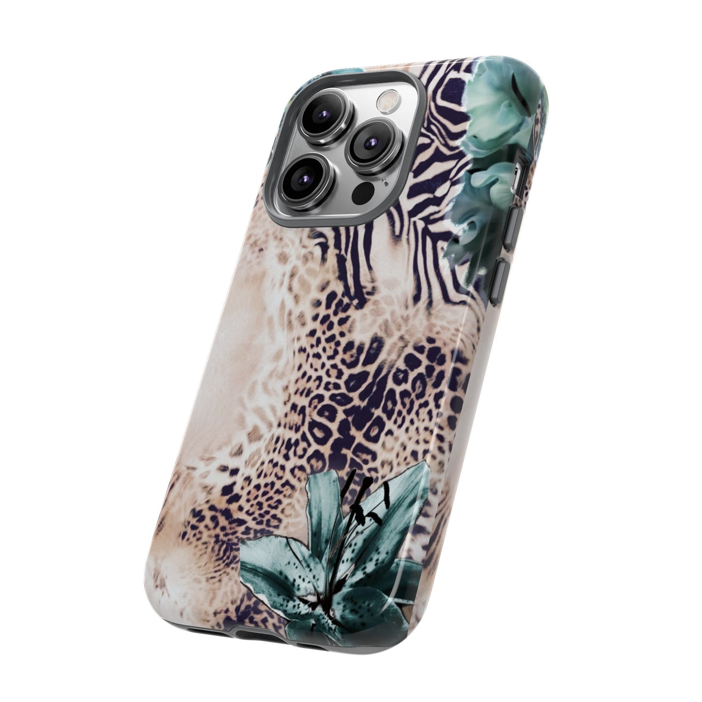 Tough Cases - Tropical Leopard & Zebra Phone Case