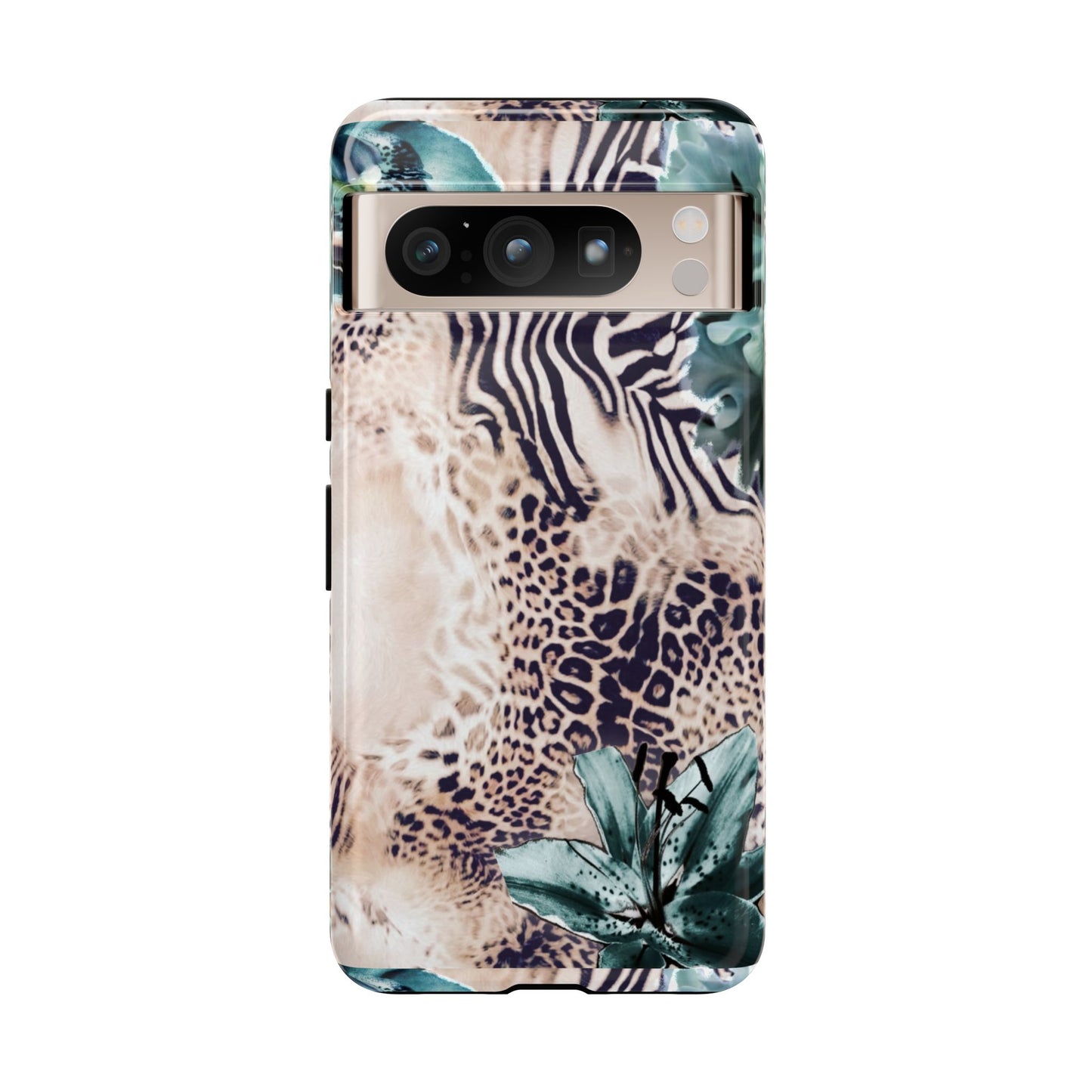 Tough Cases - Tropical Leopard & Zebra Phone Case