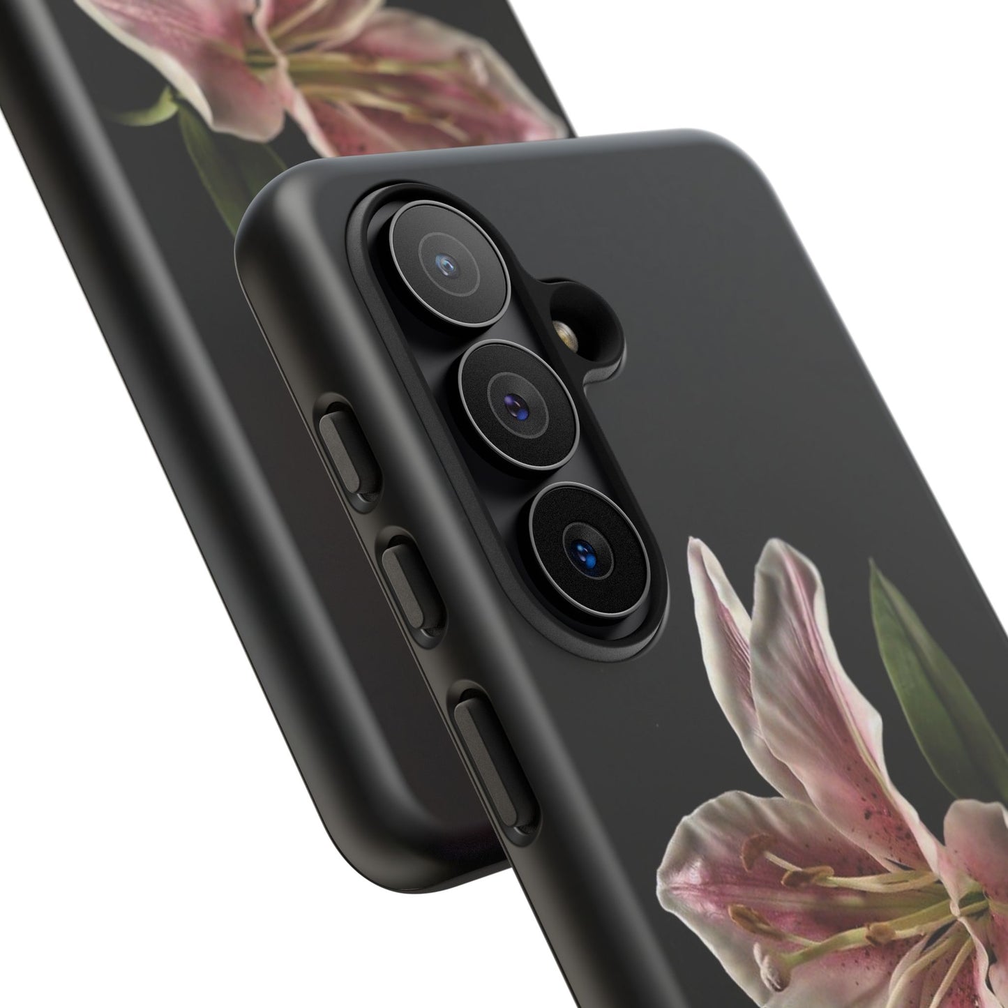 Pink Lily Tough Phone Case — Slim Protective Floral iPhone Cover