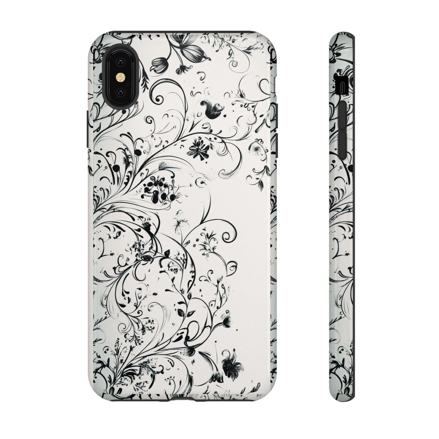 Floral Vine Tough Phone Case