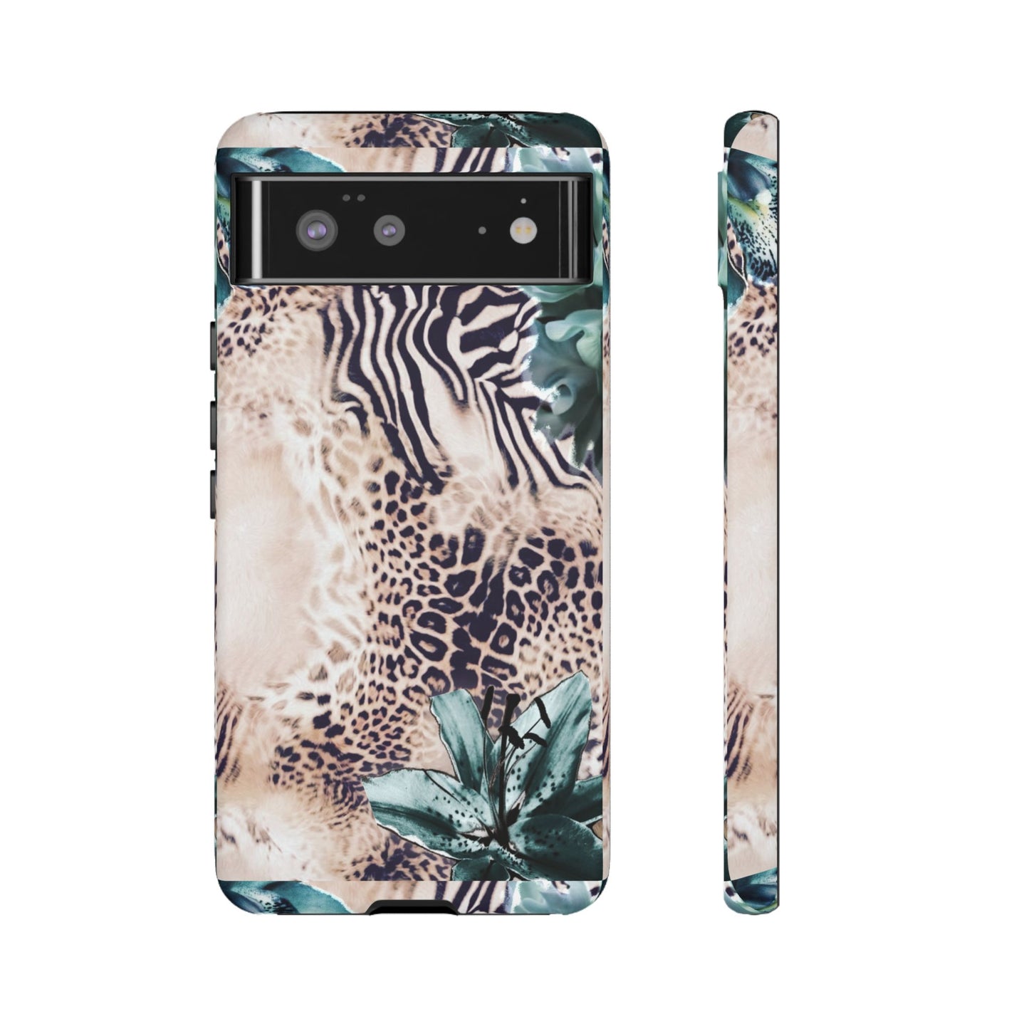 Tough Cases - Tropical Leopard & Zebra Phone Case