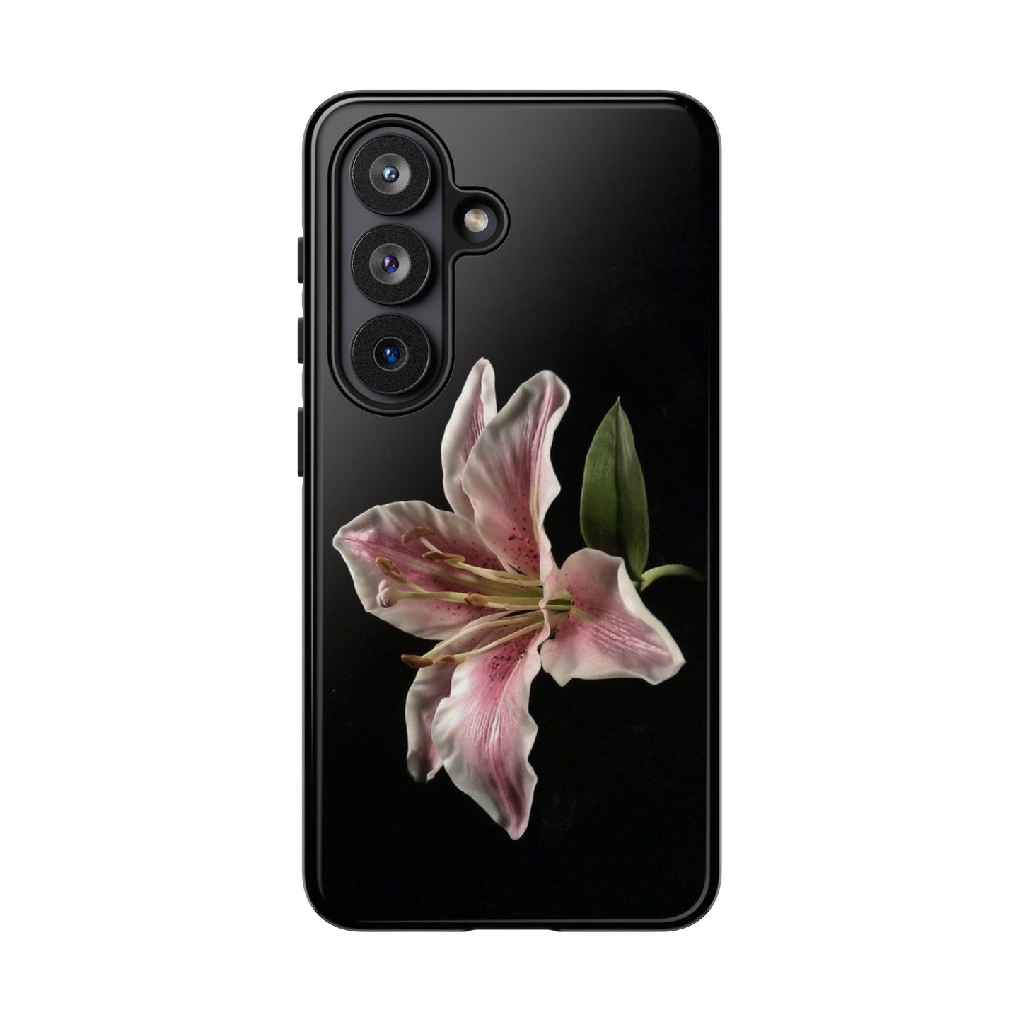Pink Lily Tough Phone Case — Slim Protective Floral iPhone Cover