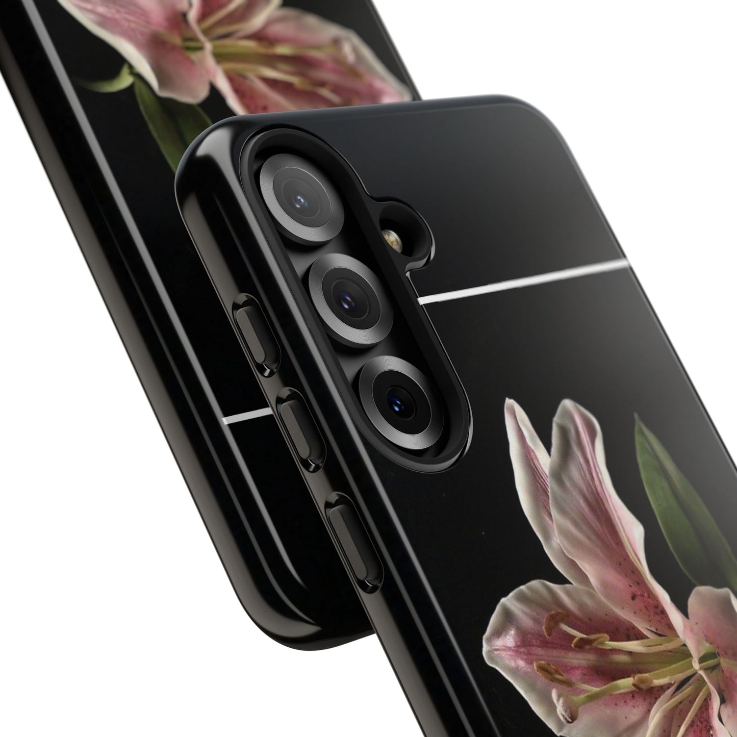 Pink Lily Tough Phone Case — Slim Protective Floral iPhone Cover