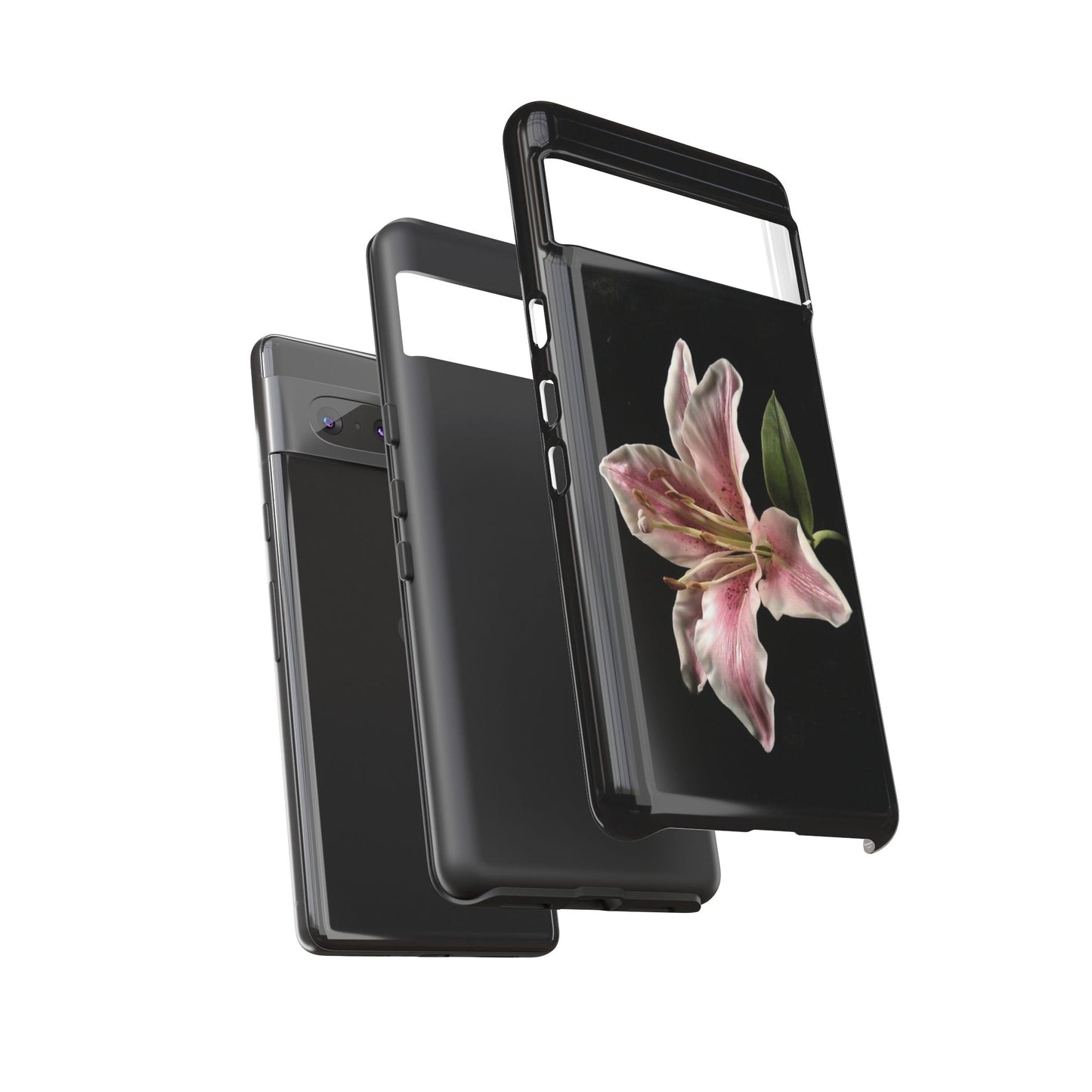 Pink Lily Tough Phone Case — Slim Protective Floral iPhone Cover
