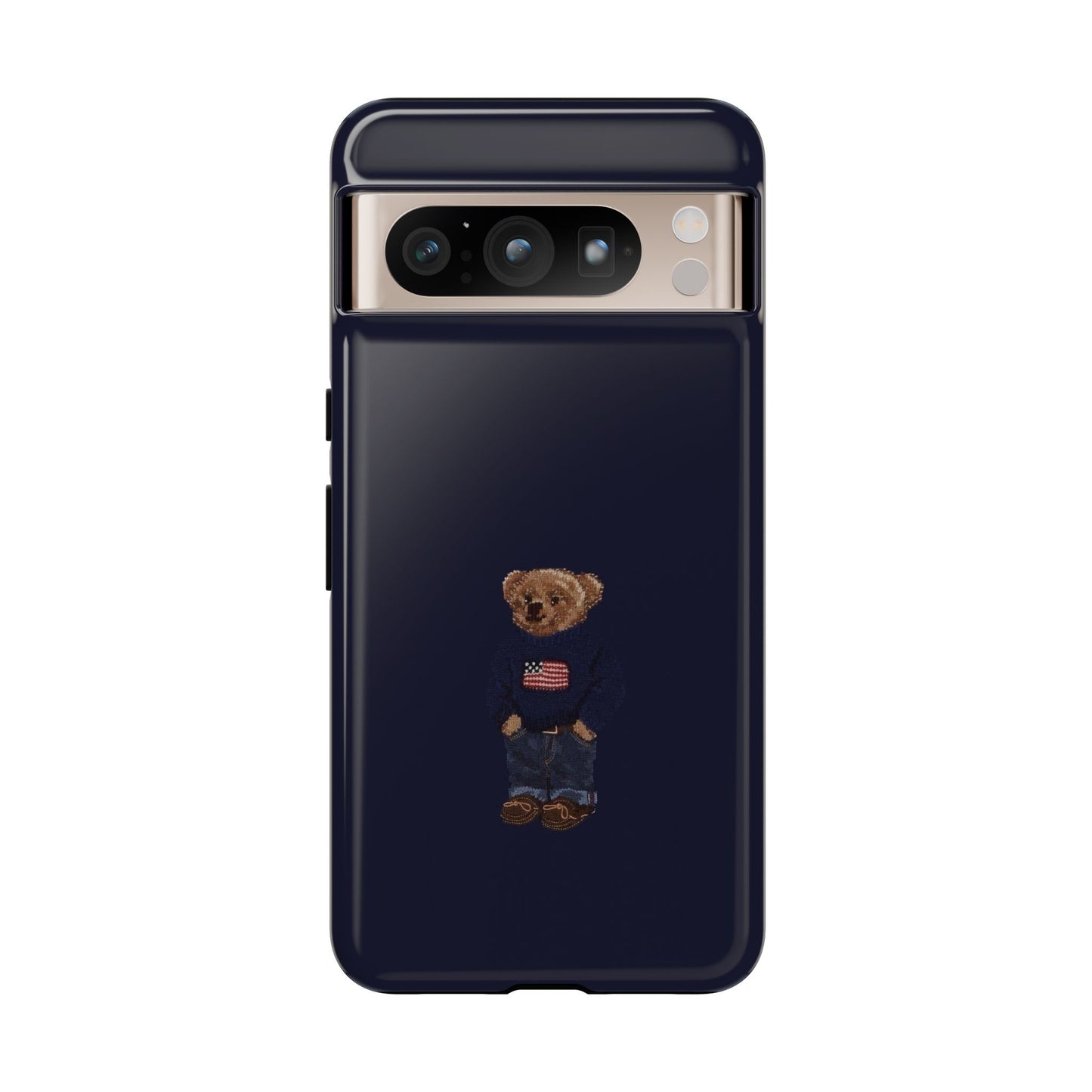 Patriotic Polo Bear Phone Case — Slim Tough Protective iPhone Cover