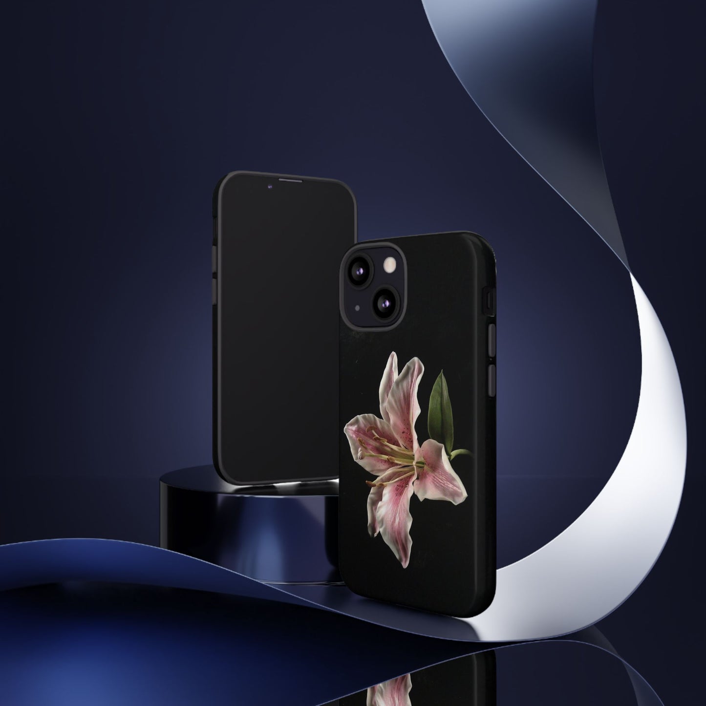 Pink Lily Tough Phone Case — Slim Protective Floral iPhone Cover