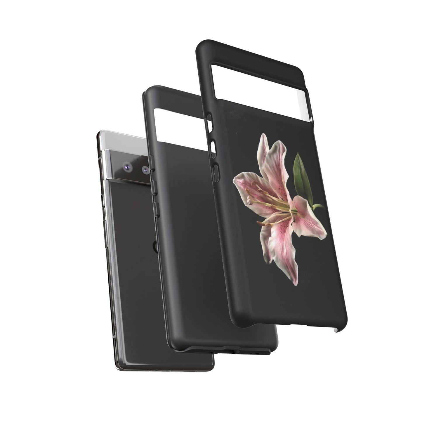 Pink Lily Tough Phone Case — Slim Protective Floral iPhone Cover