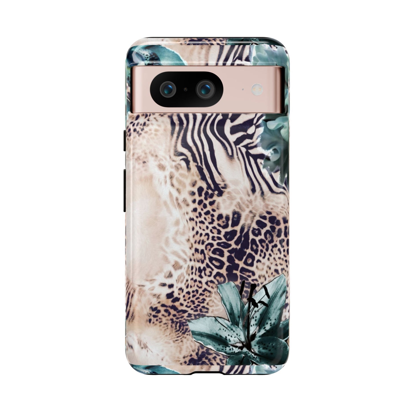 Tough Cases - Tropical Leopard & Zebra Phone Case
