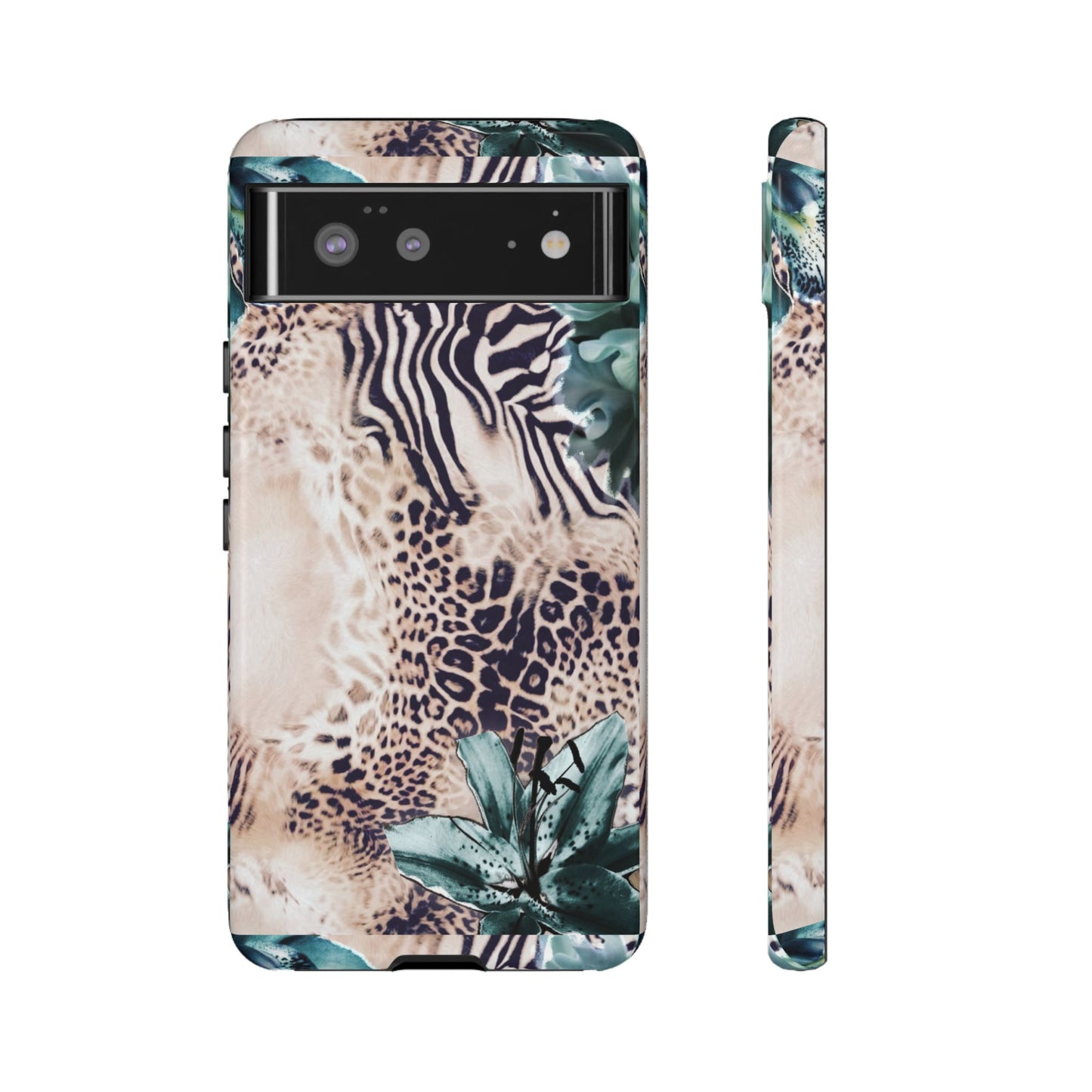 Tough Cases - Tropical Leopard & Zebra Phone Case