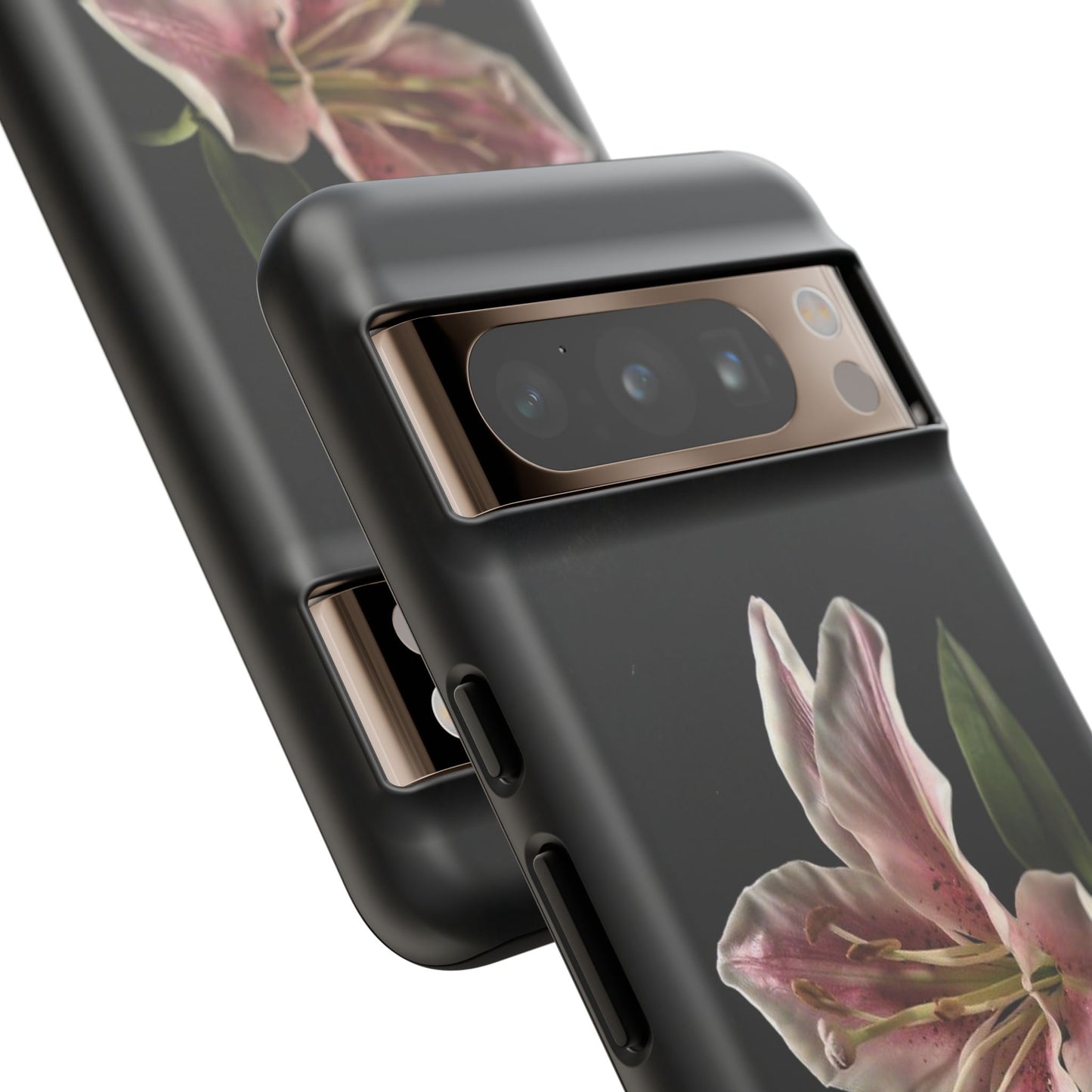 Pink Lily Tough Phone Case — Slim Protective Floral iPhone Cover