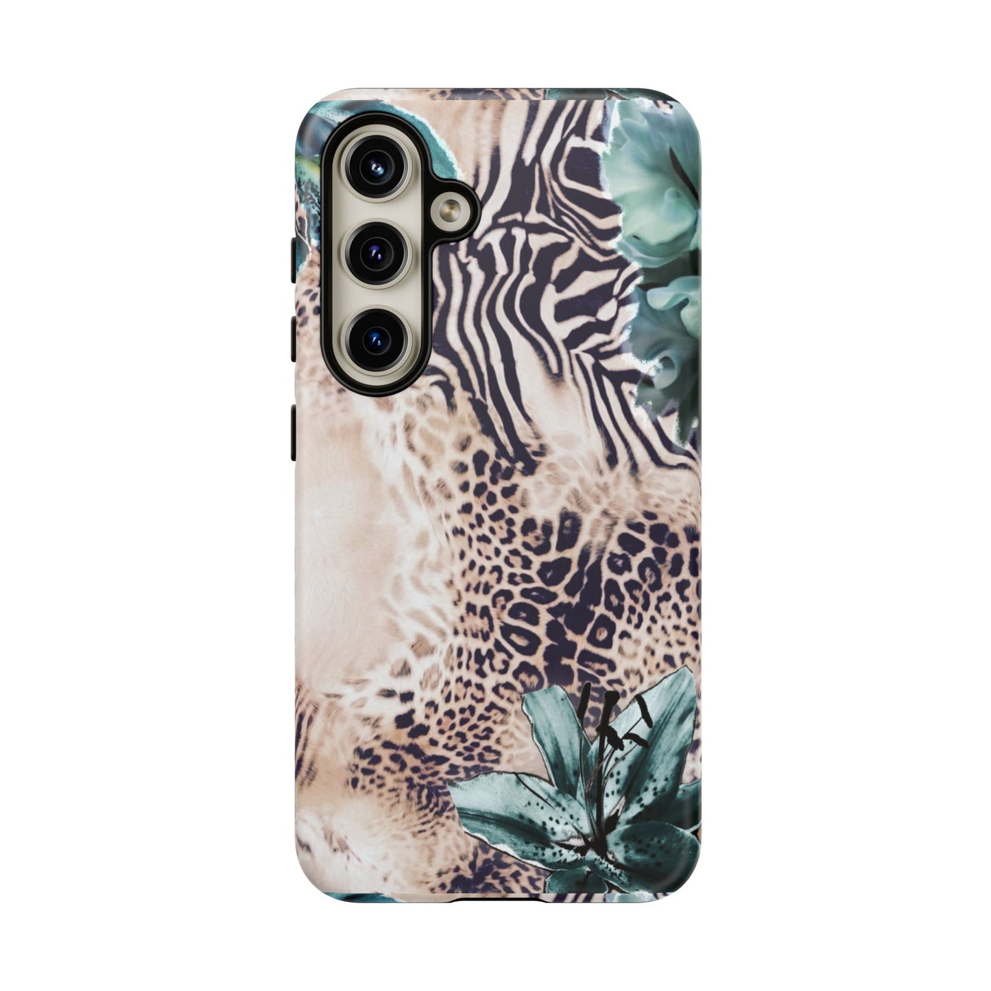 Tough Cases - Tropical Leopard & Zebra Phone Case