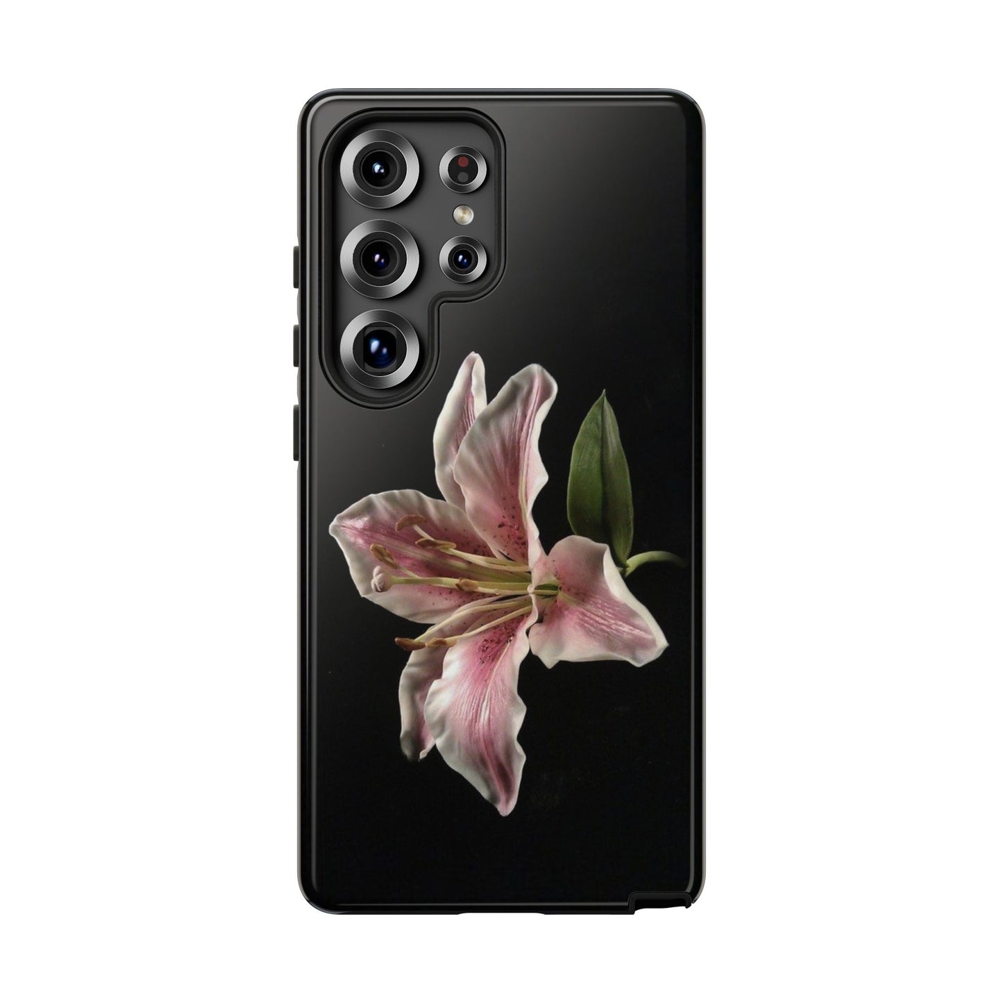 Pink Lily Tough Phone Case — Slim Protective Floral iPhone Cover