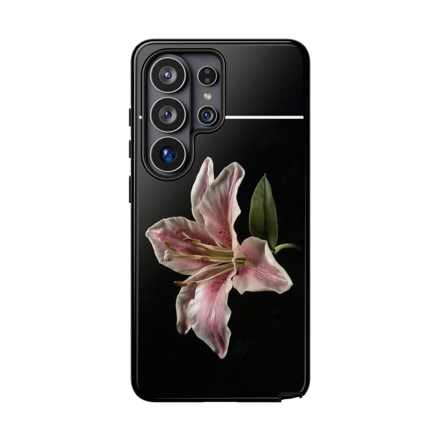 Pink Lily Tough Phone Case — Slim Protective Floral iPhone Cover