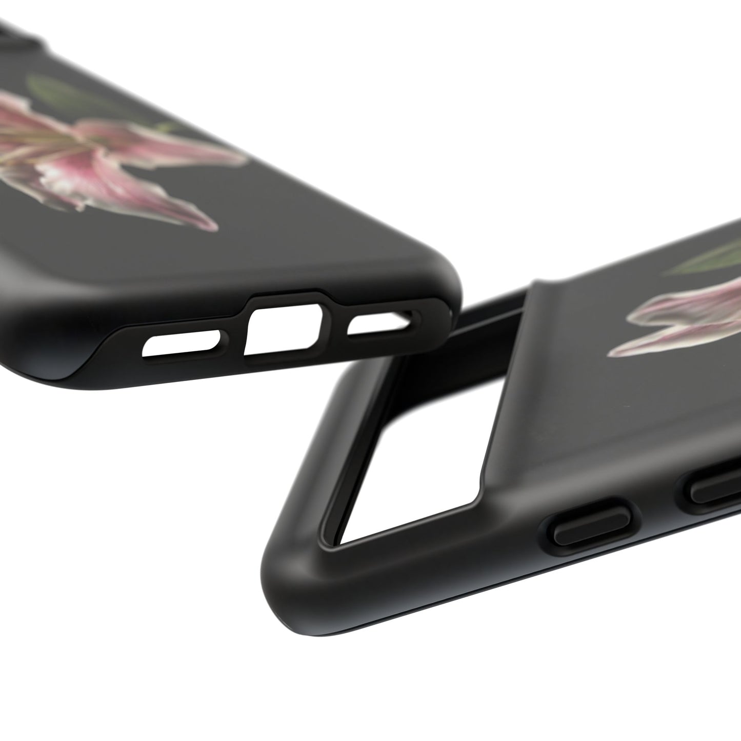 Pink Lily Tough Phone Case — Slim Protective Floral iPhone Cover