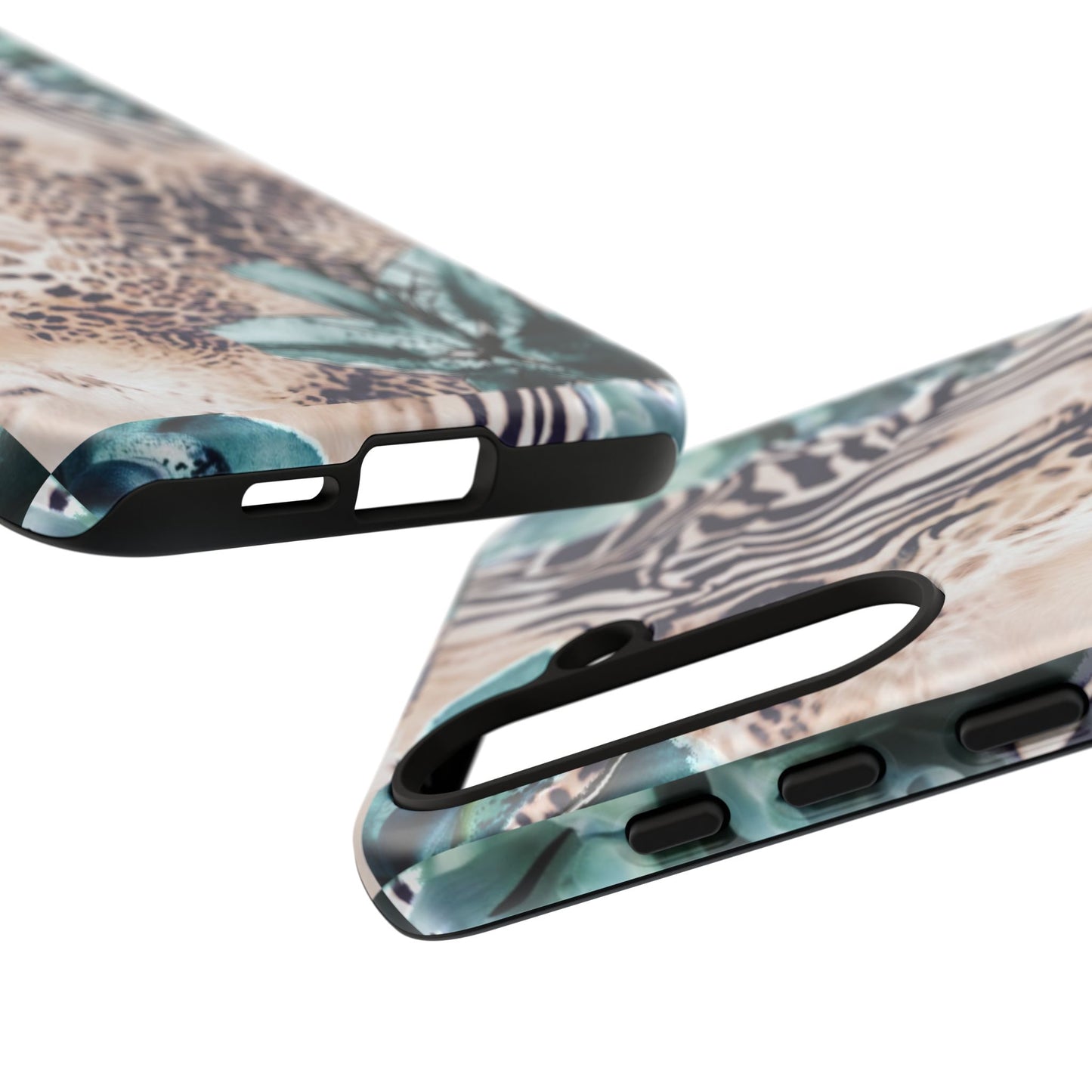 Tough Cases - Tropical Leopard & Zebra Phone Case