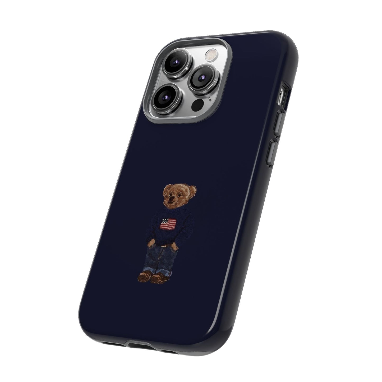 Patriotic Polo Bear Phone Case — Slim Tough Protective iPhone Cover