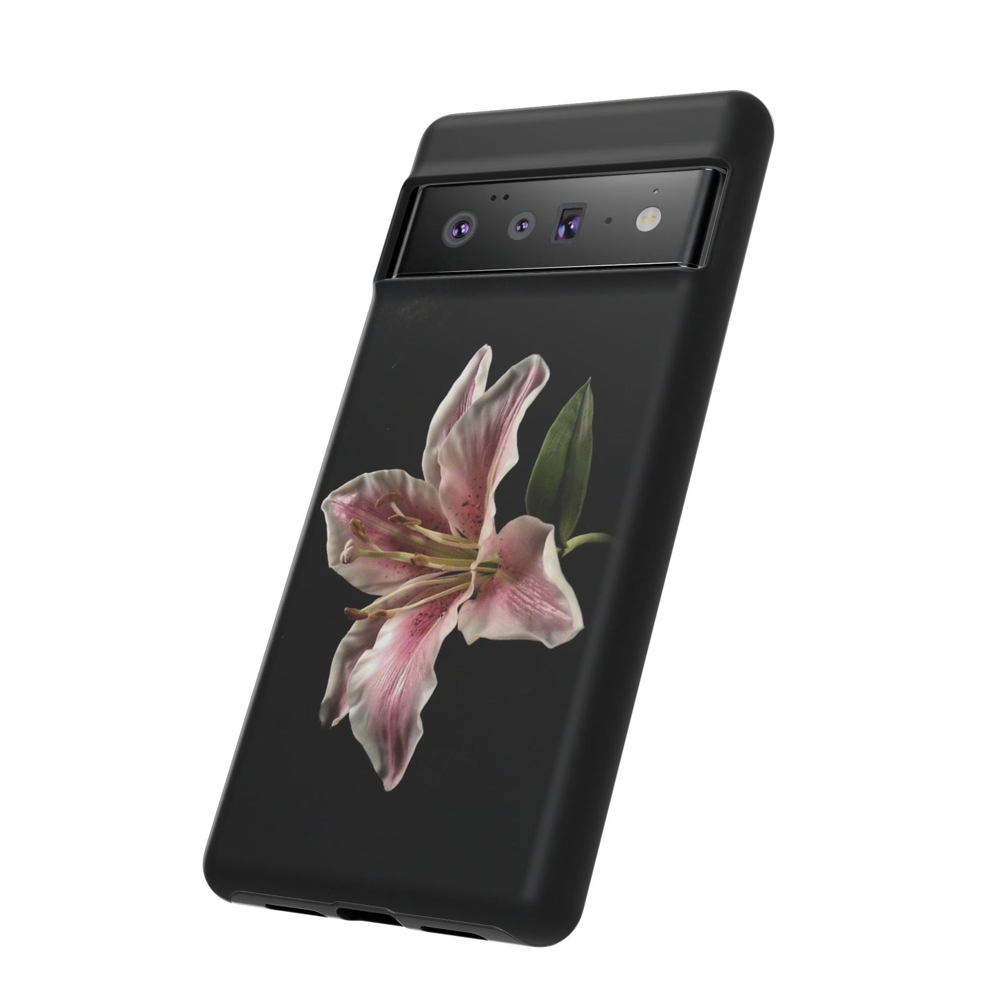 Pink Lily Tough Phone Case — Slim Protective Floral iPhone Cover
