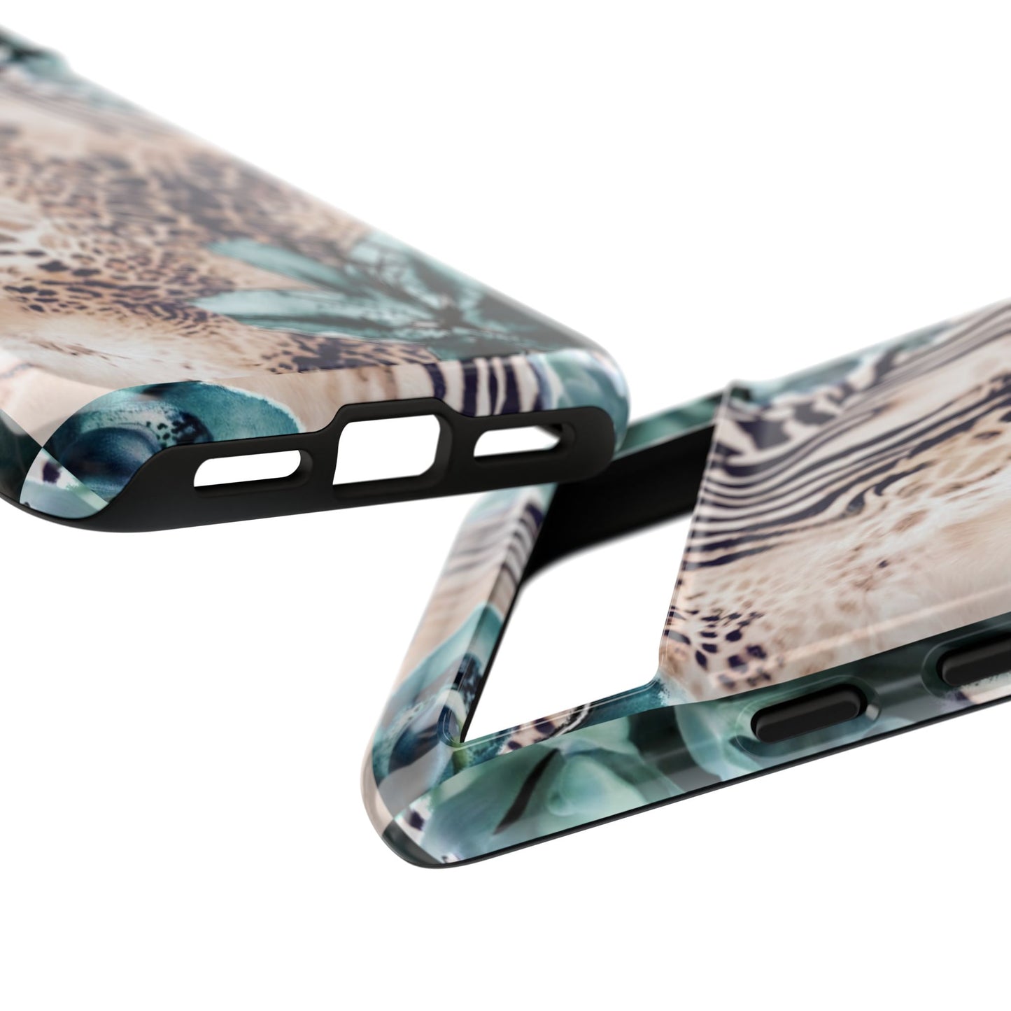 Tough Cases - Tropical Leopard & Zebra Phone Case