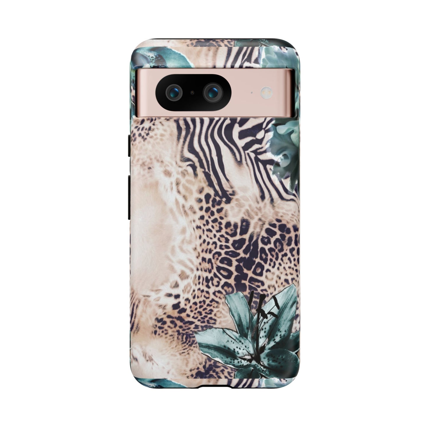 Tough Cases - Tropical Leopard & Zebra Phone Case