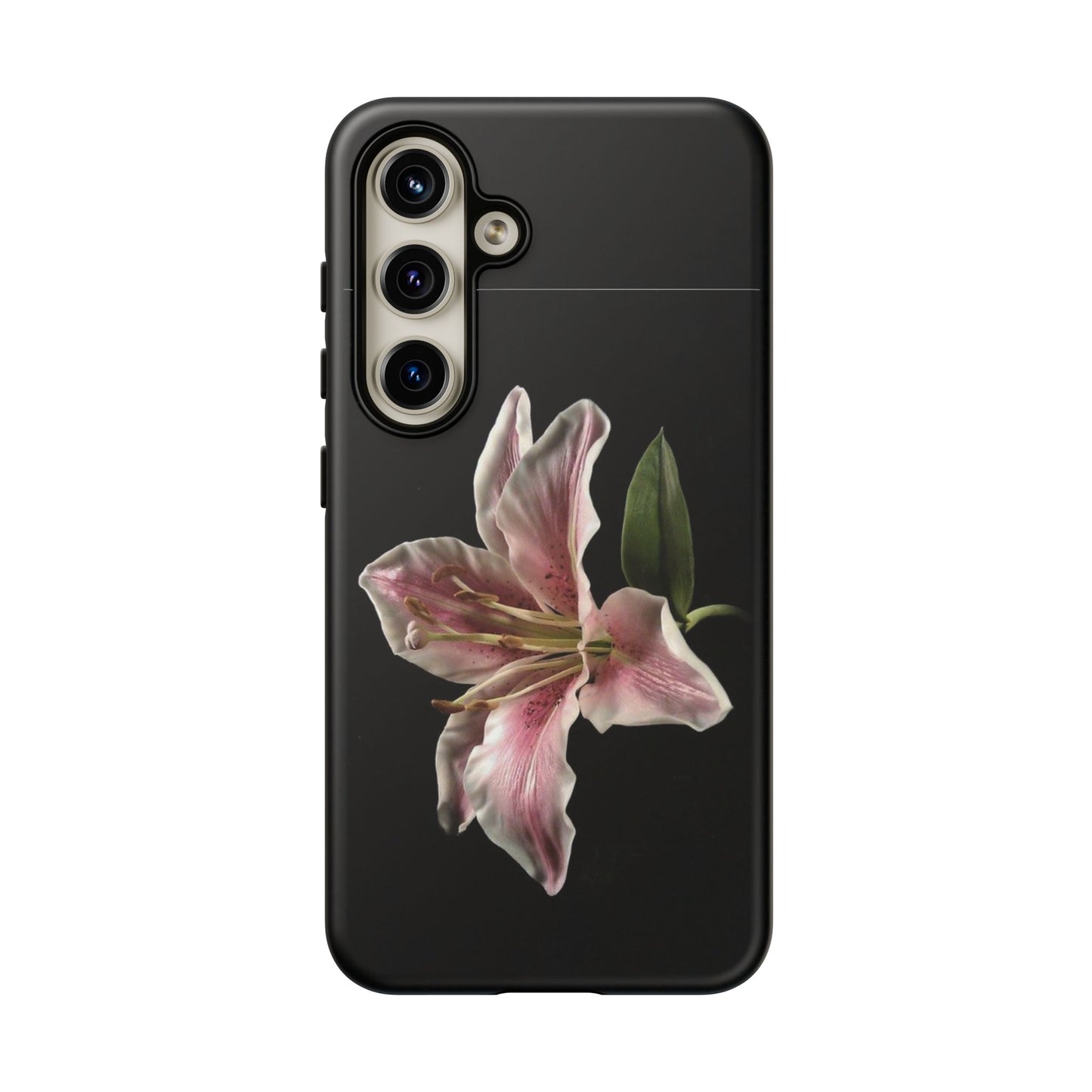 Pink Lily Tough Phone Case — Slim Protective Floral iPhone Cover