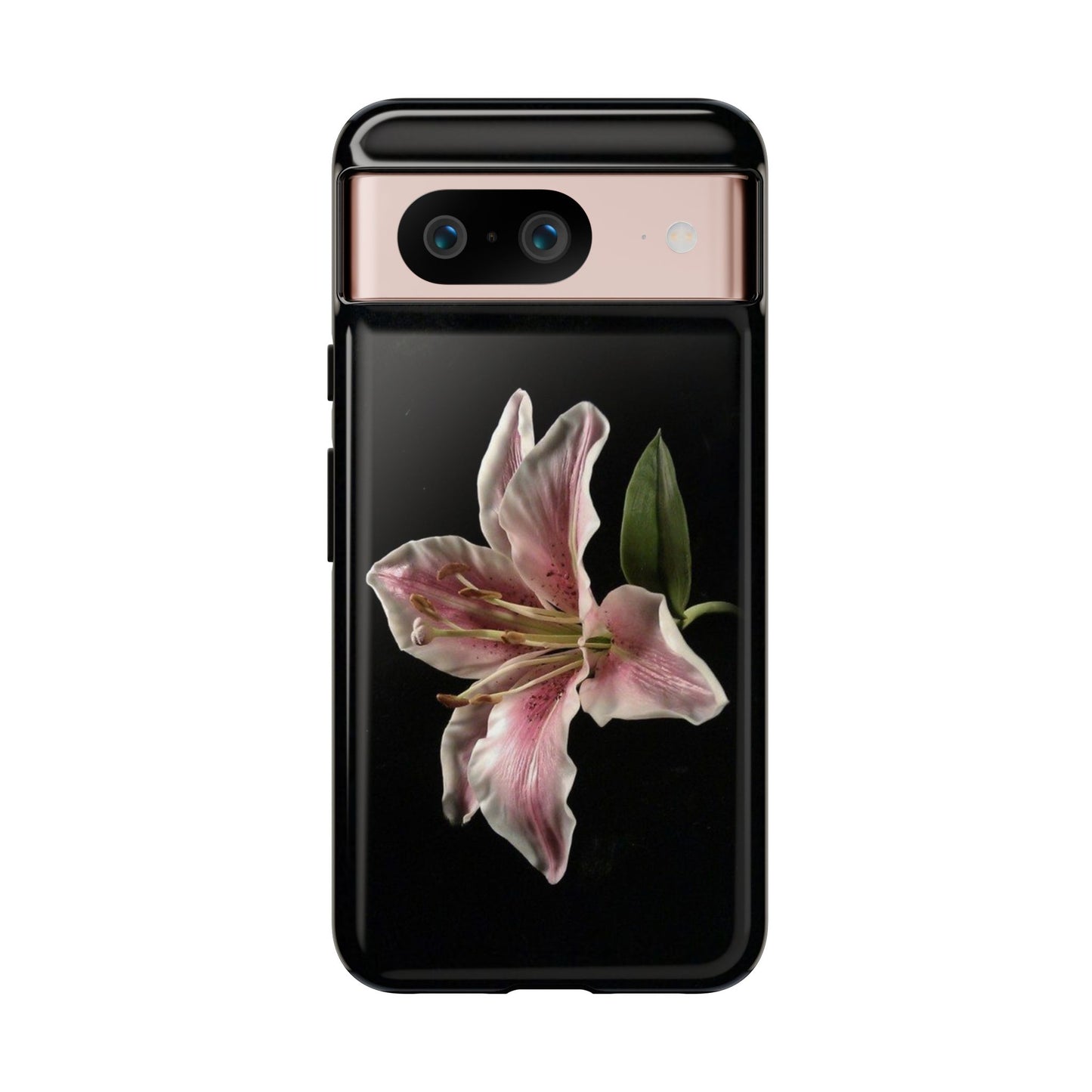 Pink Lily Tough Phone Case — Slim Protective Floral iPhone Cover
