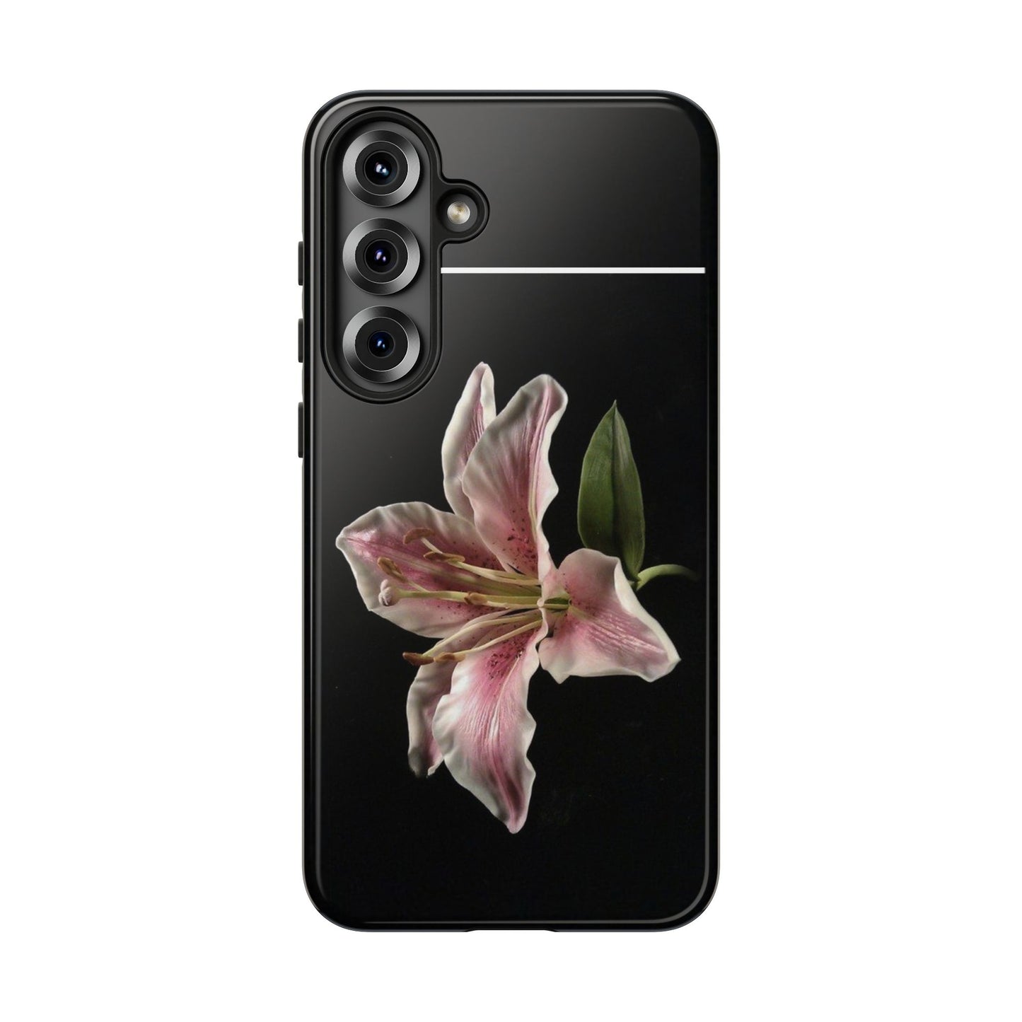 Pink Lily Tough Phone Case — Slim Protective Floral iPhone Cover