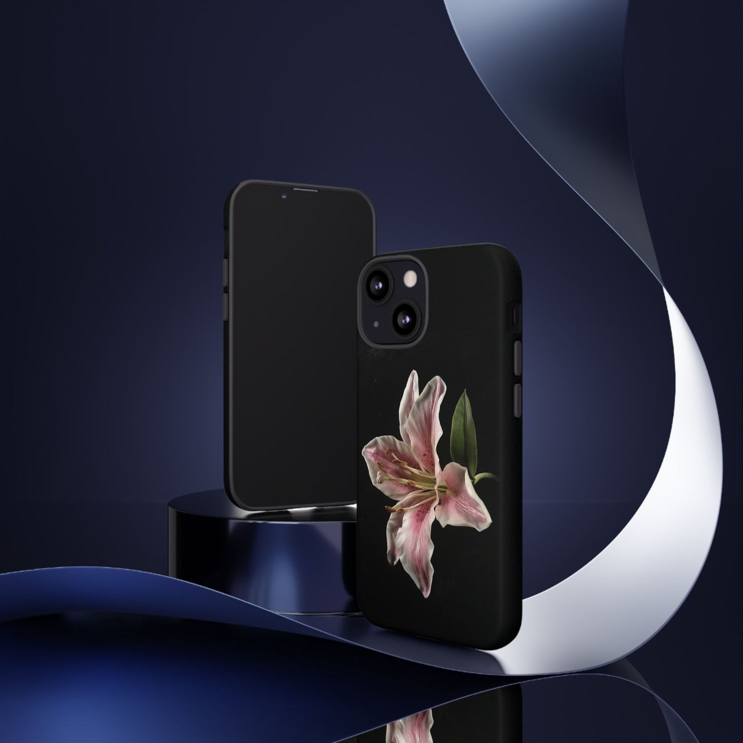 Pink Lily Tough Phone Case — Slim Protective Floral iPhone Cover