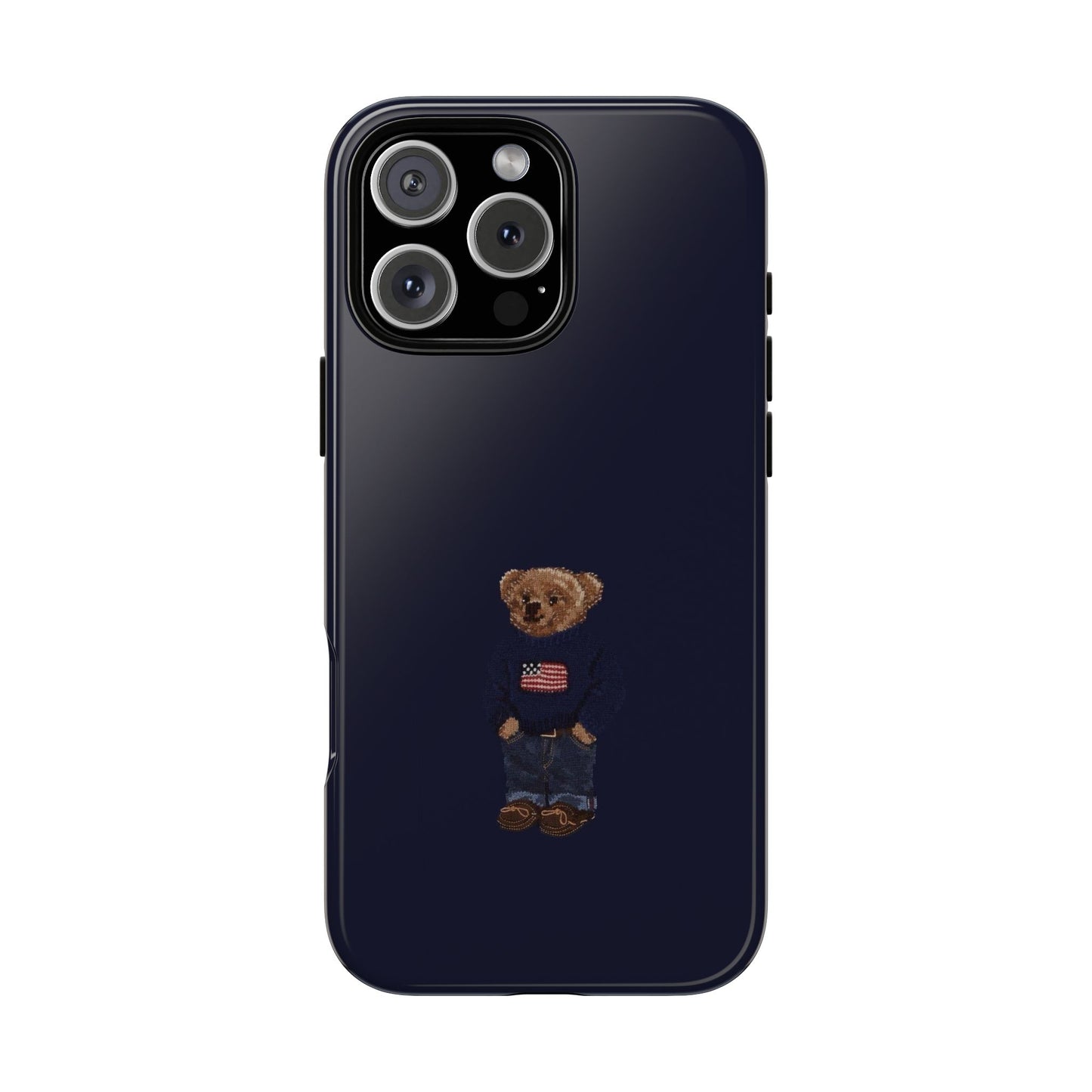 Patriotic Polo Bear Phone Case — Slim Tough Protective iPhone Cover