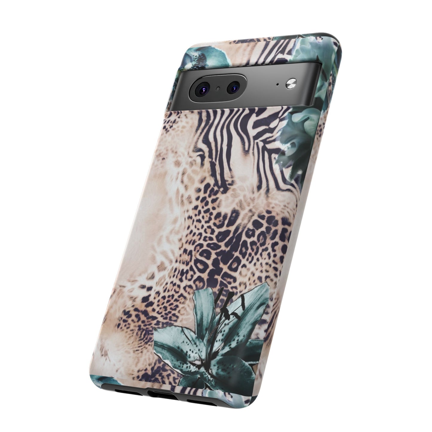 Tough Cases - Tropical Leopard & Zebra Phone Case