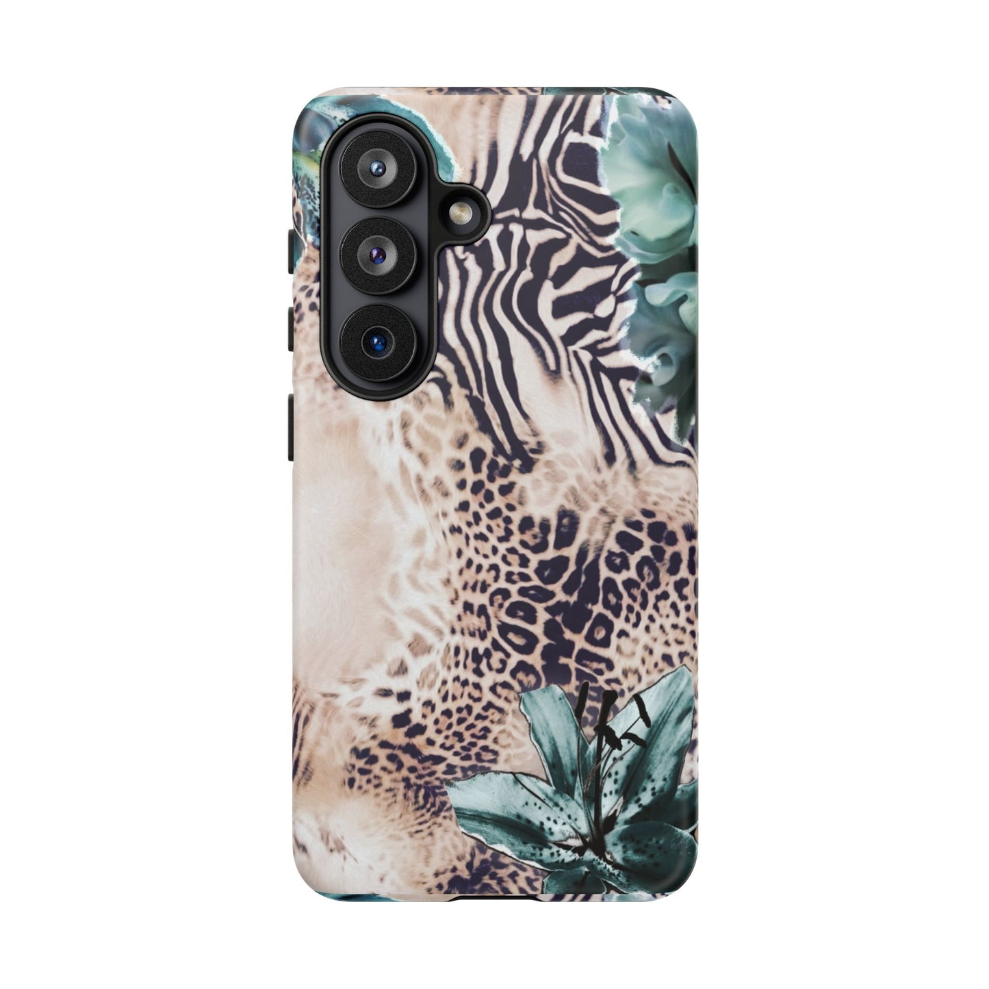 Tough Cases - Tropical Leopard & Zebra Phone Case