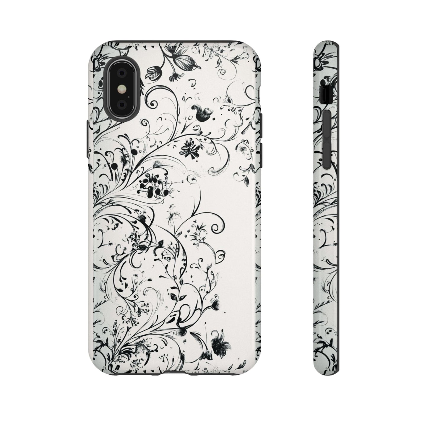 Floral Vine Tough Phone Case