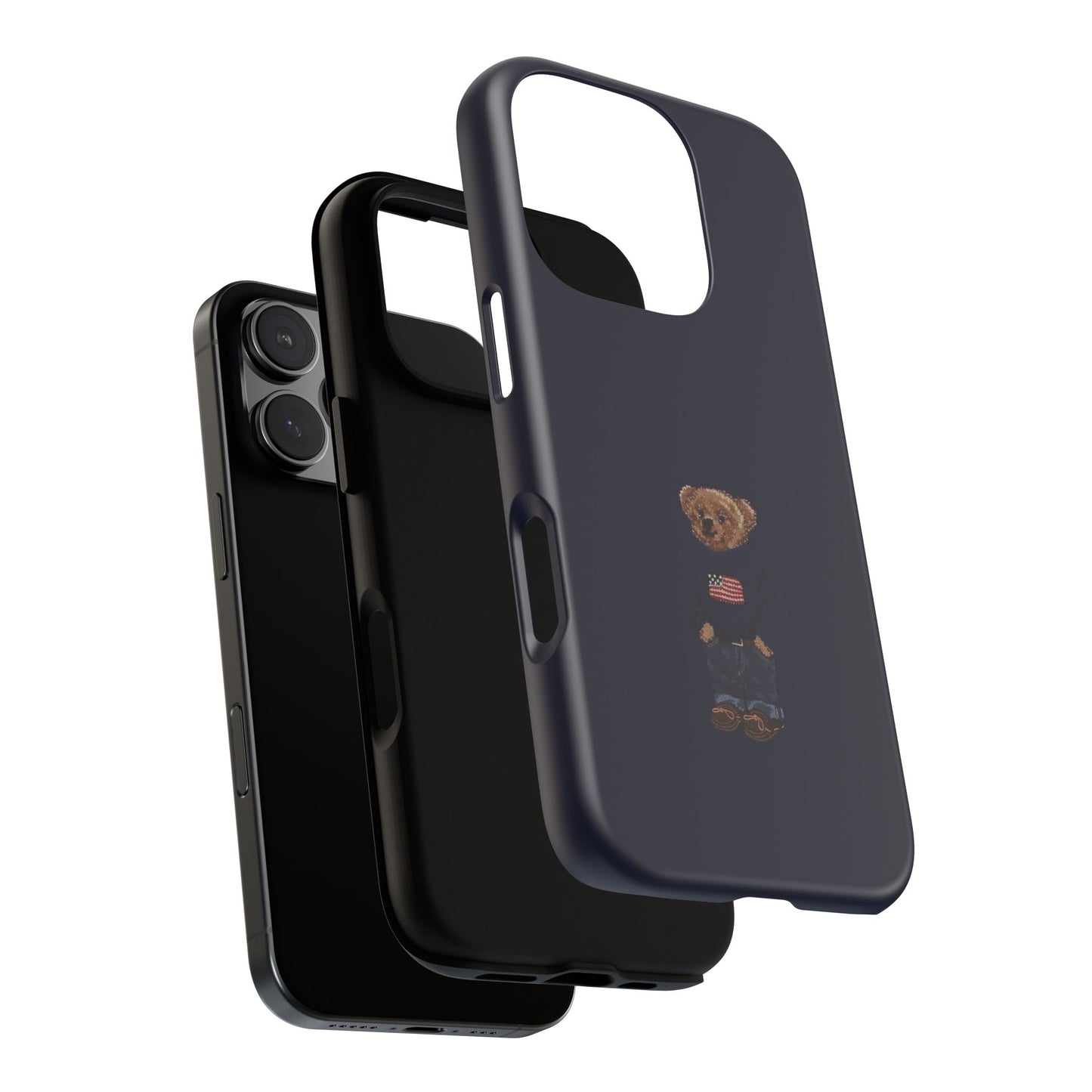Patriotic Polo Bear Phone Case — Slim Tough Protective iPhone Cover