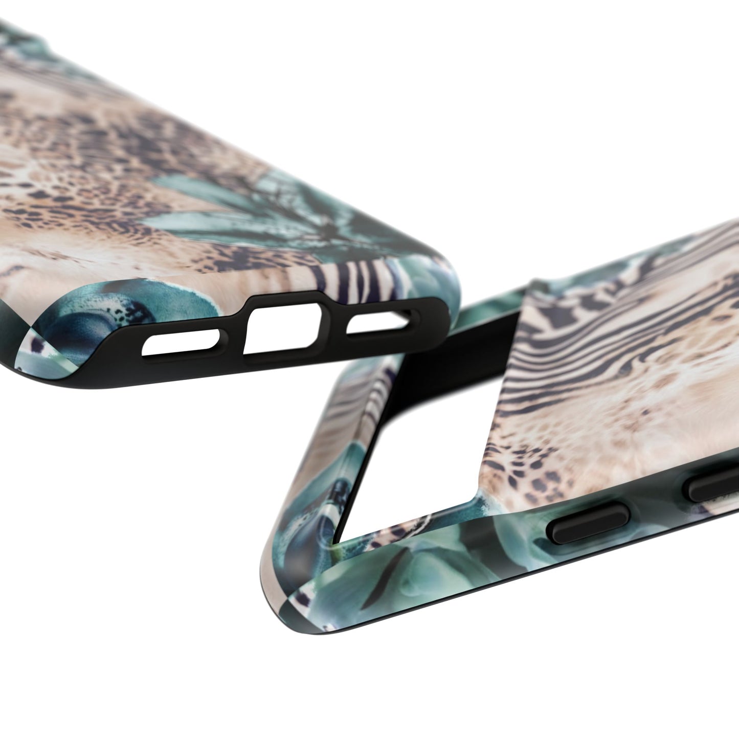 Tough Cases - Tropical Leopard & Zebra Phone Case