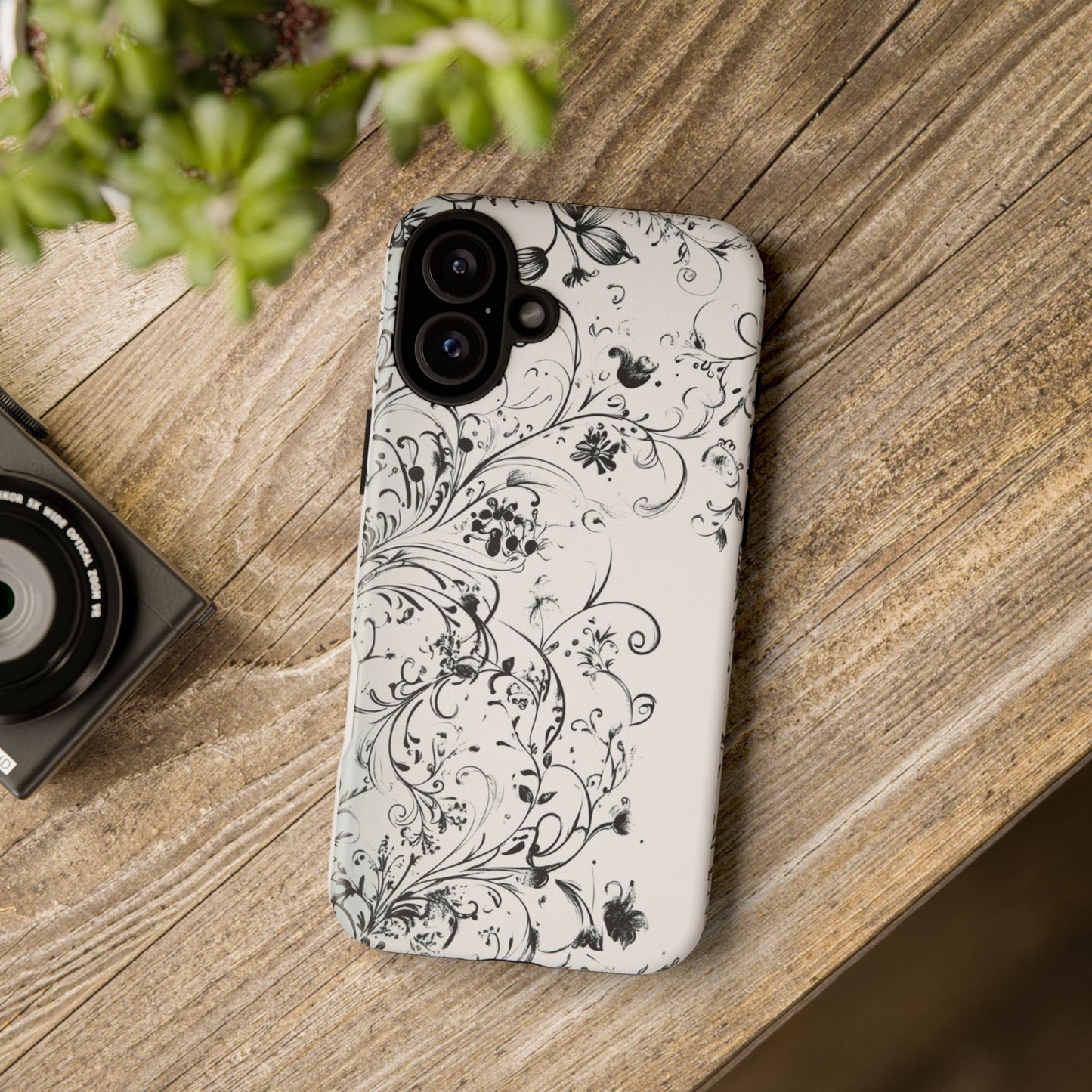 Floral Vine Tough Phone Case