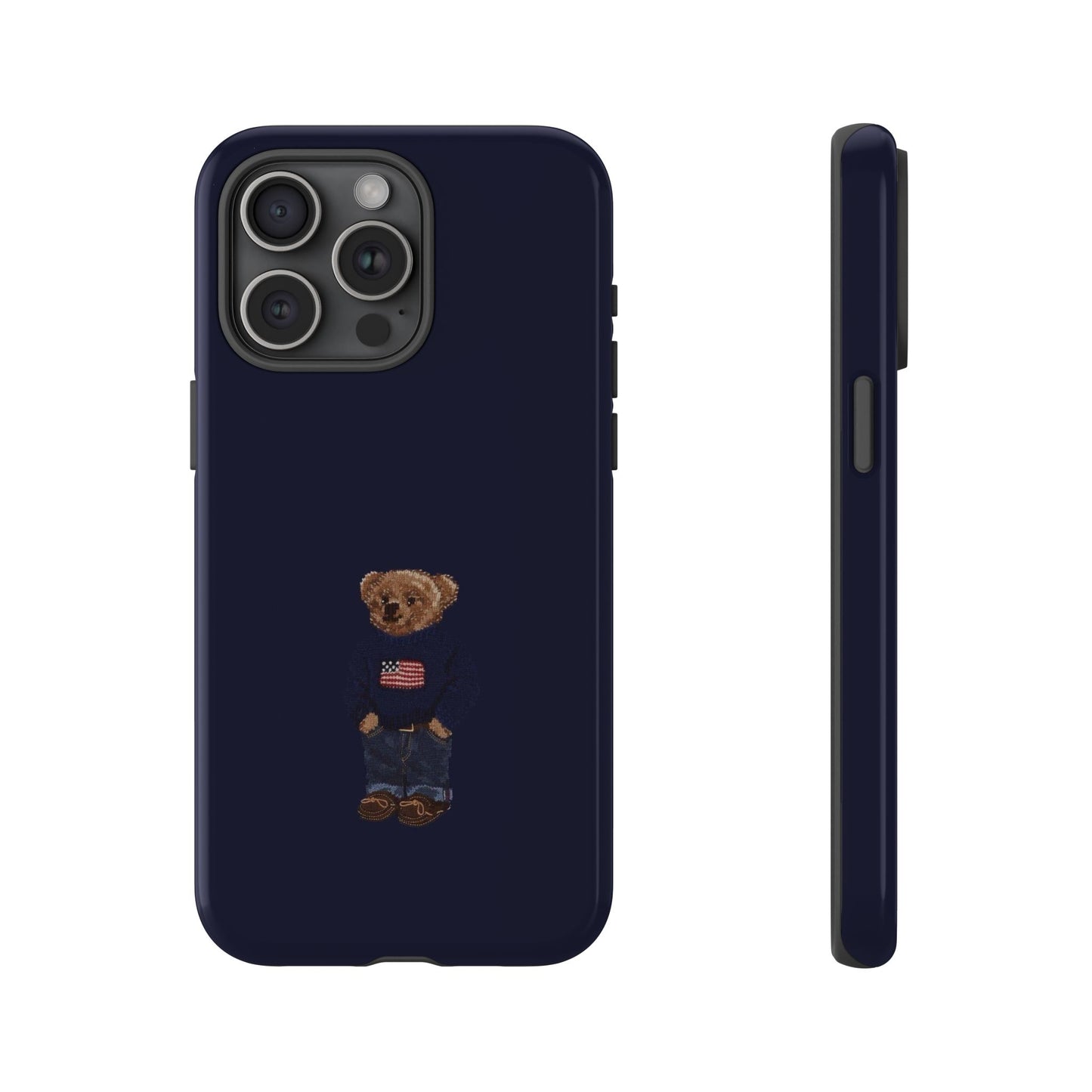 Patriotic Polo Bear Phone Case — Slim Tough Protective iPhone Cover