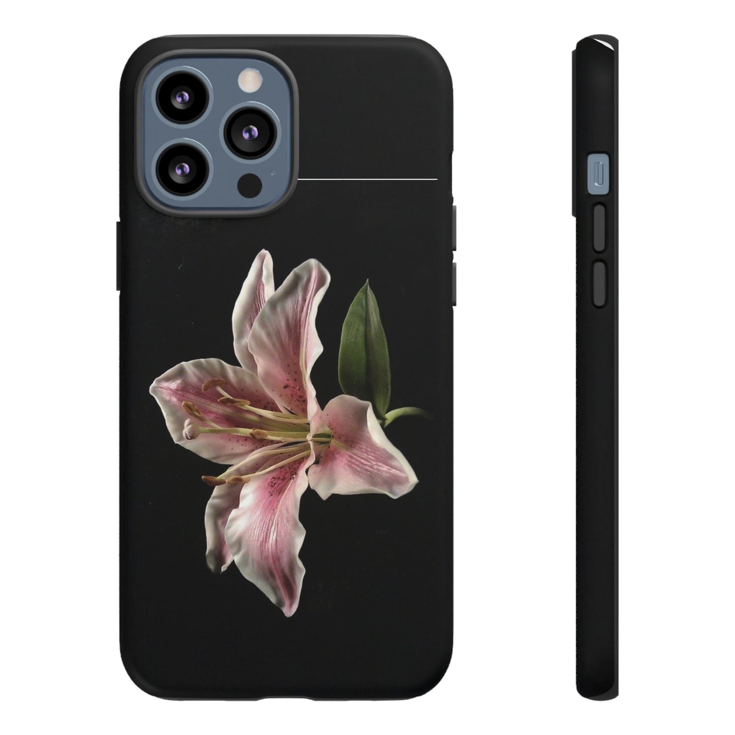 Pink Lily Tough Phone Case — Slim Protective Floral iPhone Cover