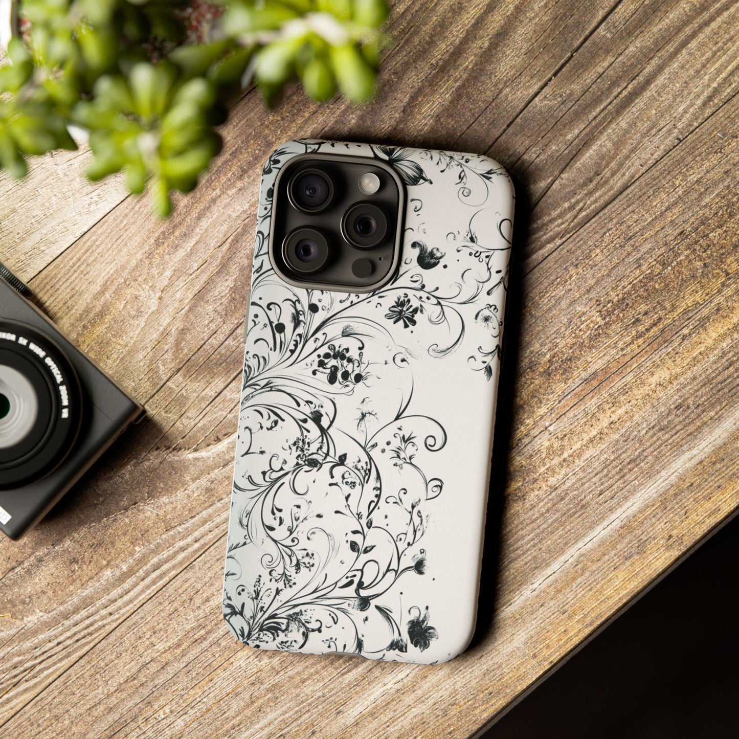 Floral Vine Tough Phone Case