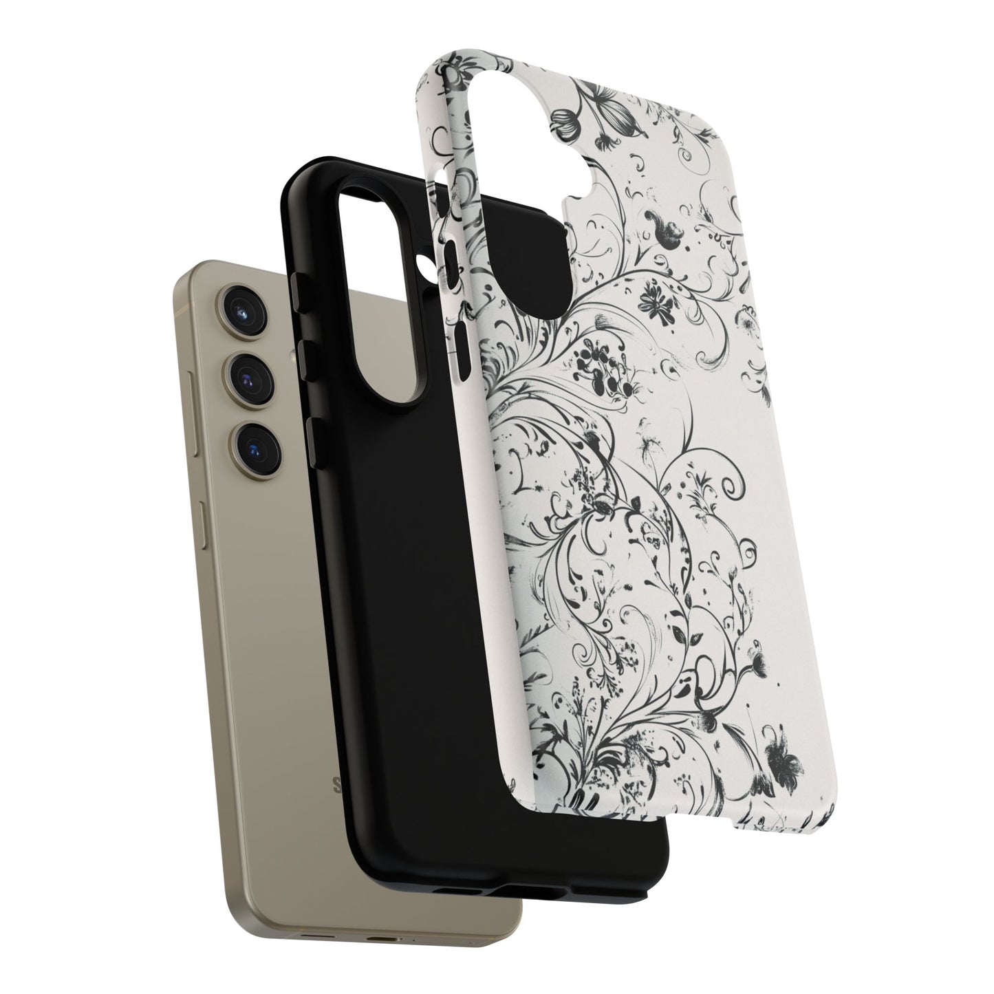 Floral Vine Tough Phone Case