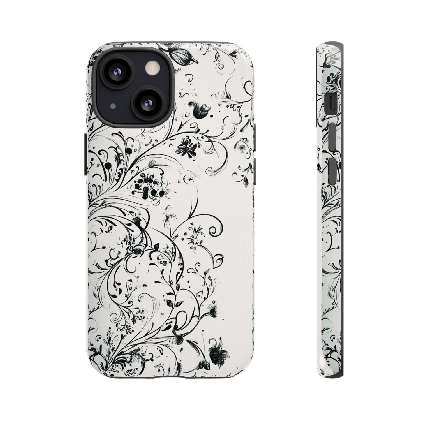 Floral Vine Tough Phone Case