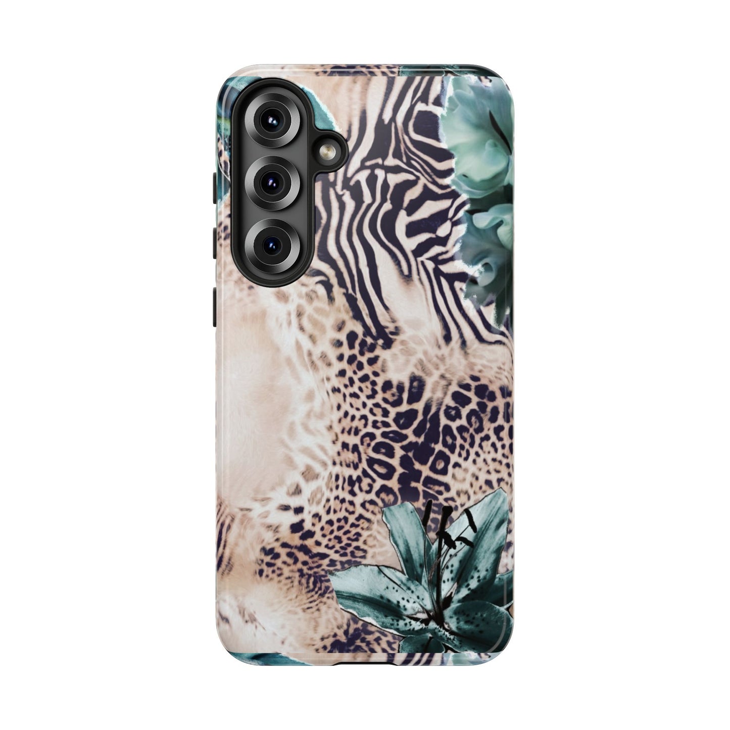 Tough Cases - Tropical Leopard & Zebra Phone Case