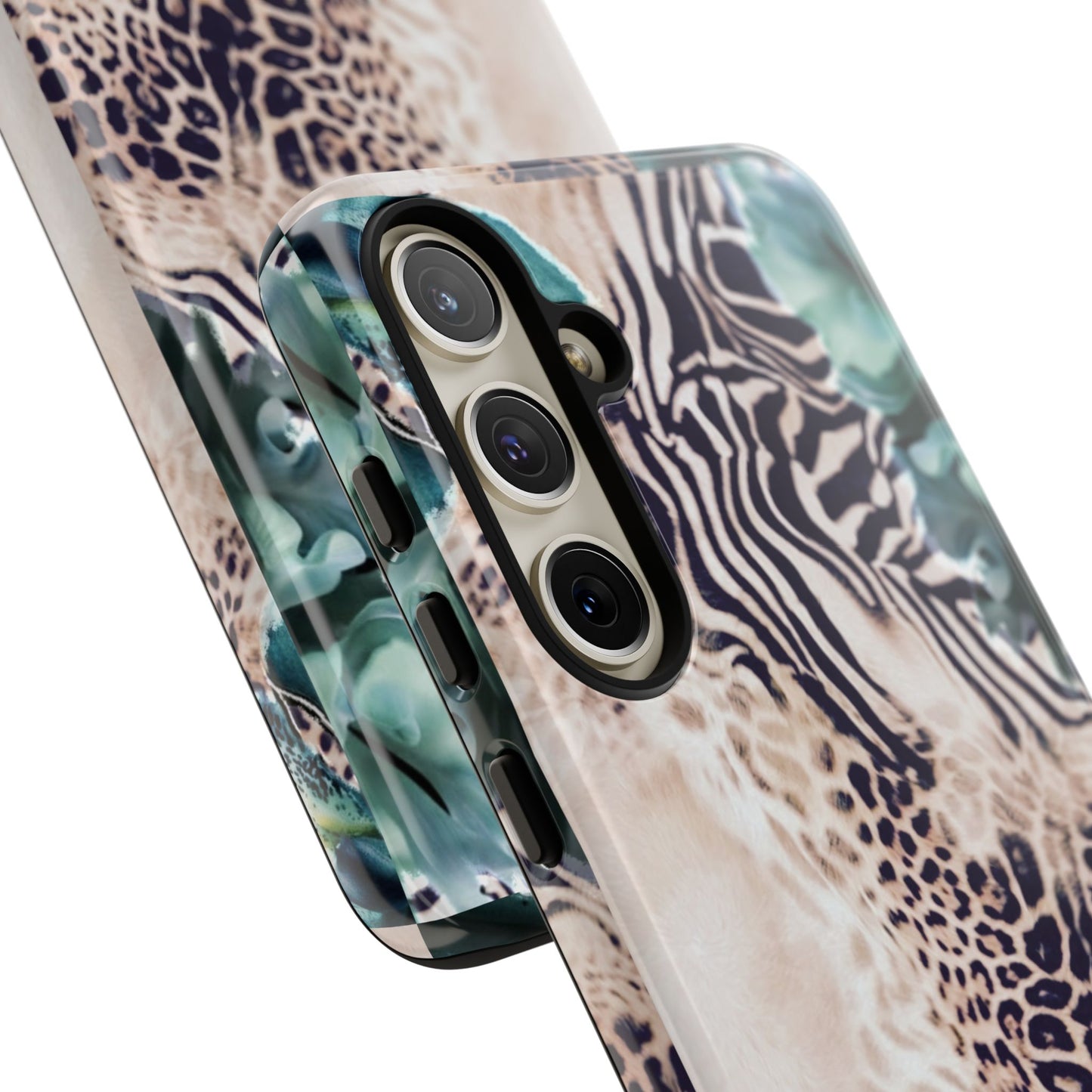 Tough Cases - Tropical Leopard & Zebra Phone Case
