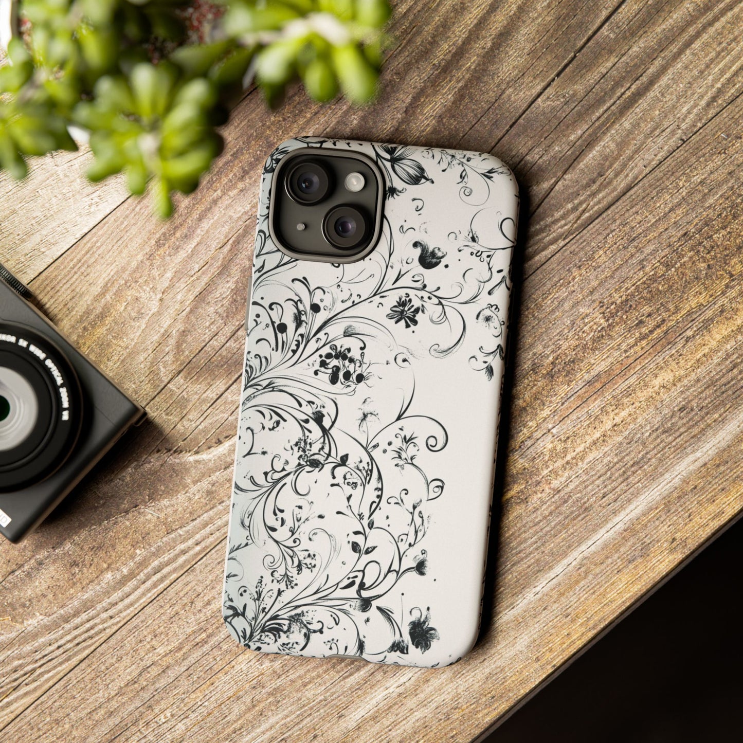 Floral Vine Tough Phone Case
