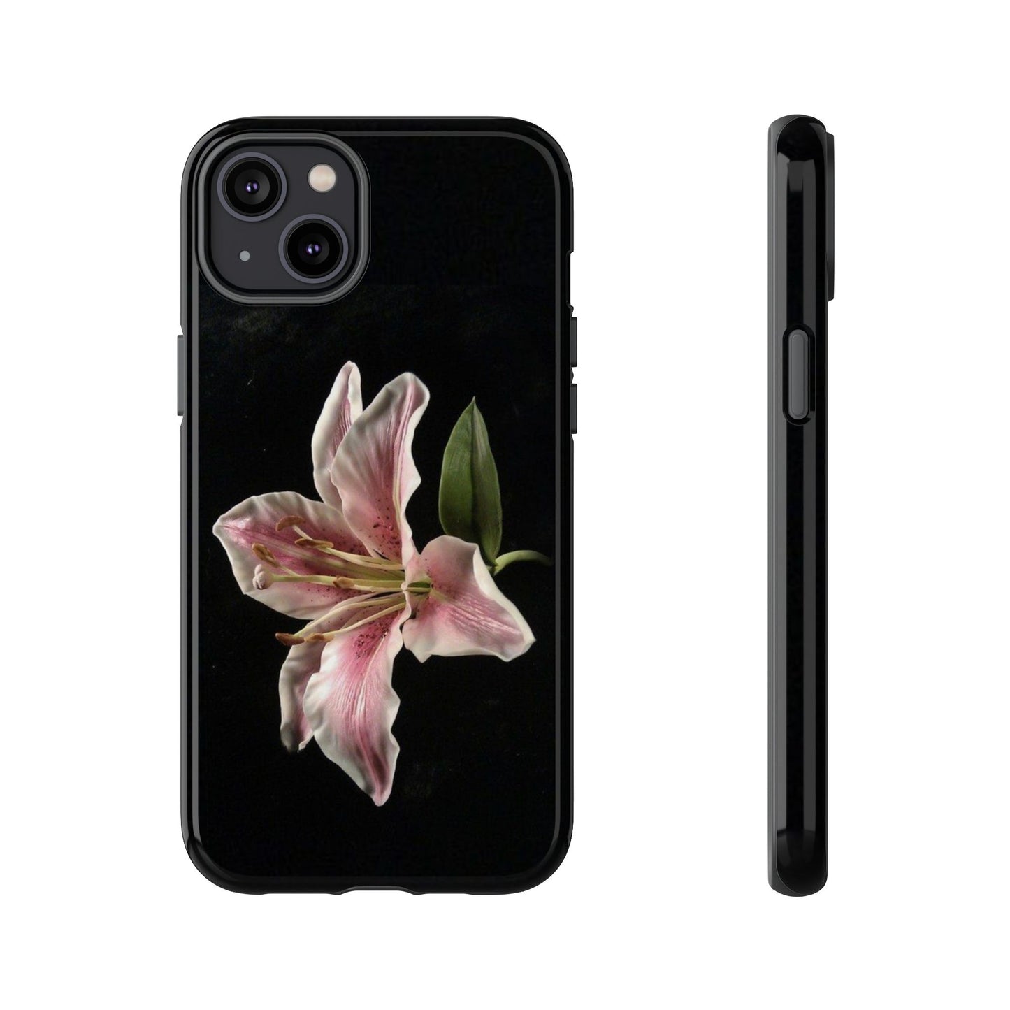 Pink Lily Tough Phone Case — Slim Protective Floral iPhone Cover