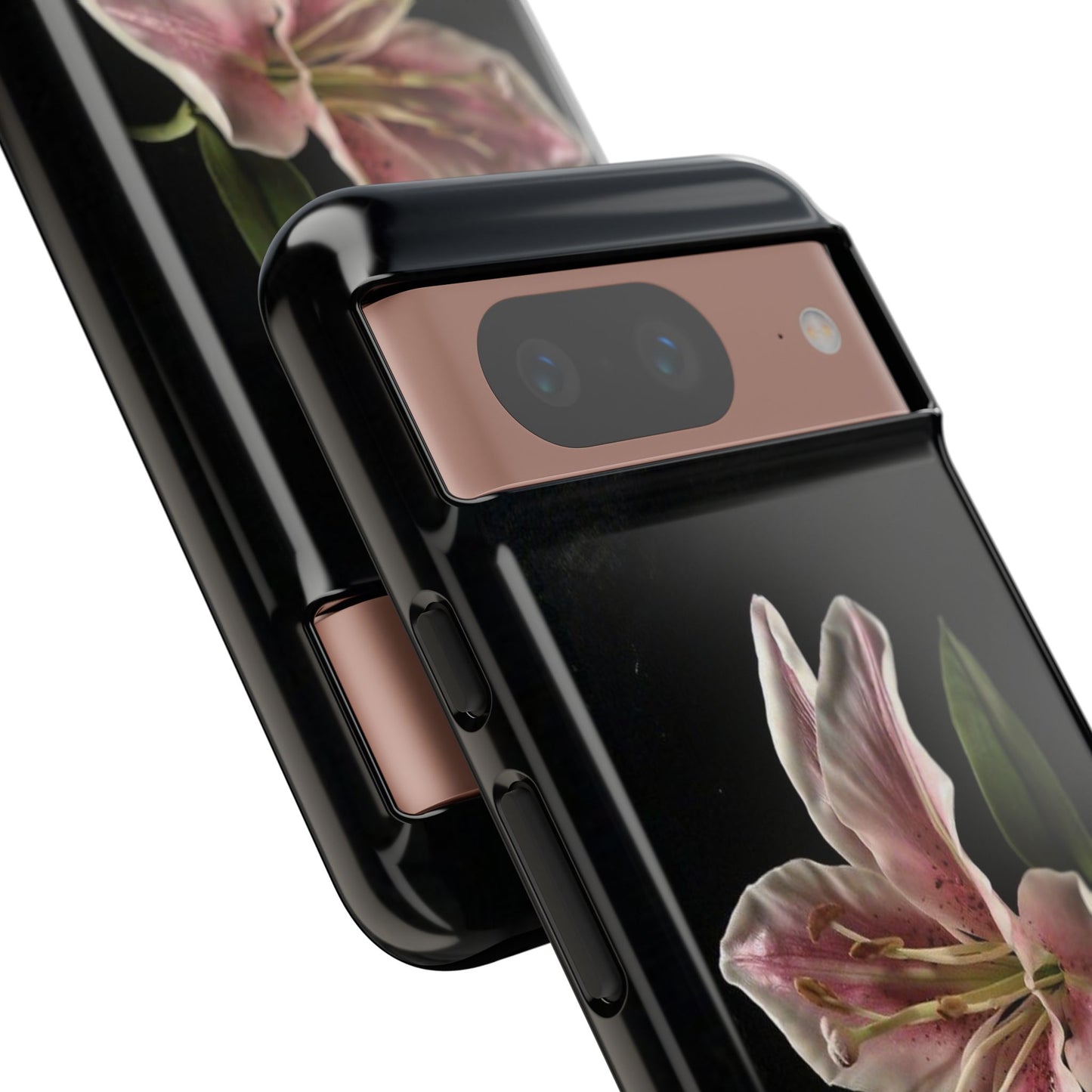 Pink Lily Tough Phone Case — Slim Protective Floral iPhone Cover