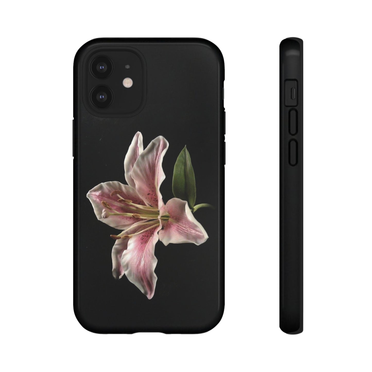 Pink Lily Tough Phone Case — Slim Protective Floral iPhone Cover