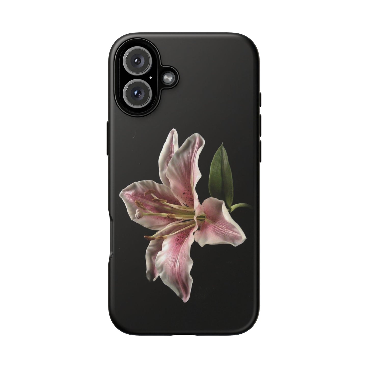Pink Lily Tough Phone Case — Slim Protective Floral iPhone Cover