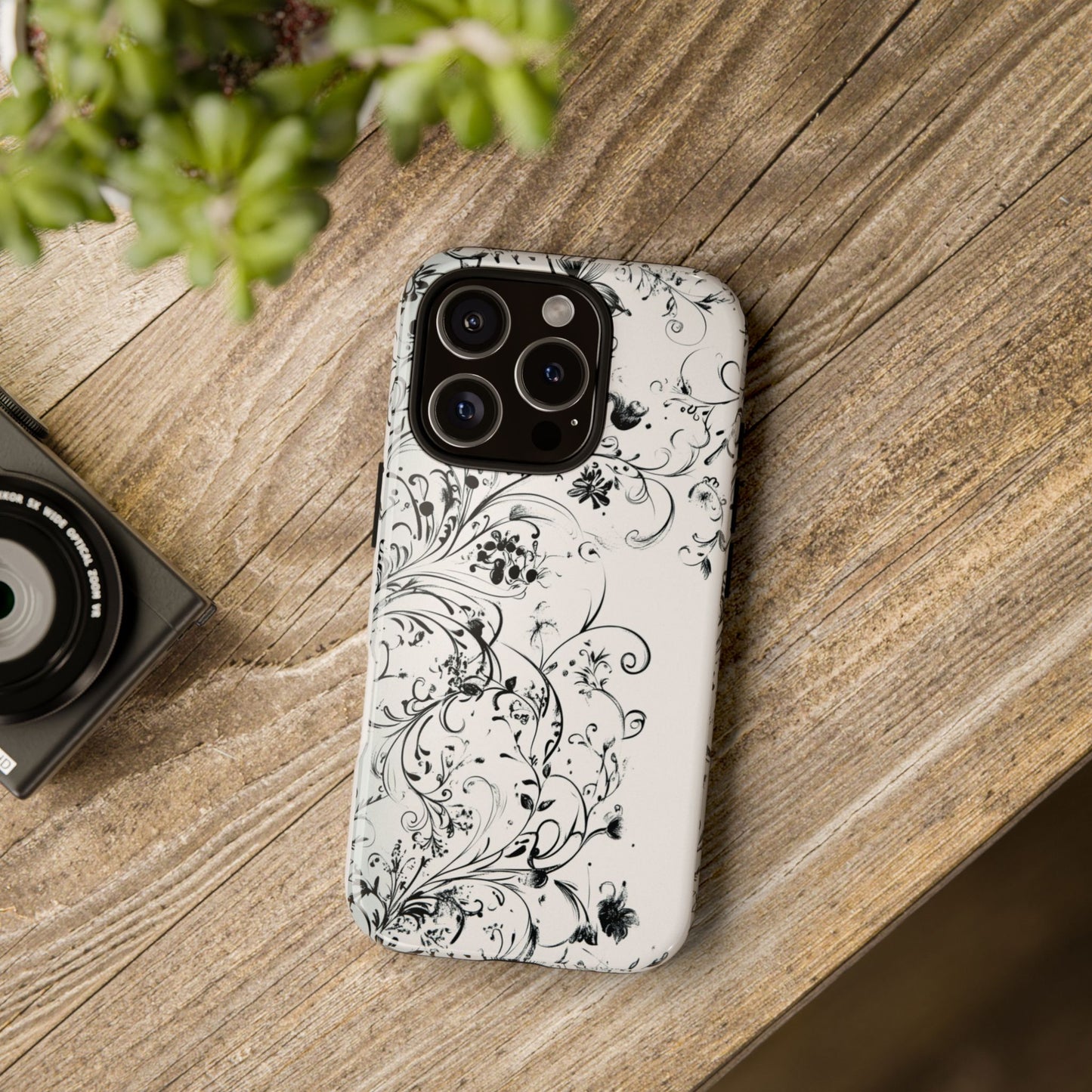 Floral Vine Tough Phone Case