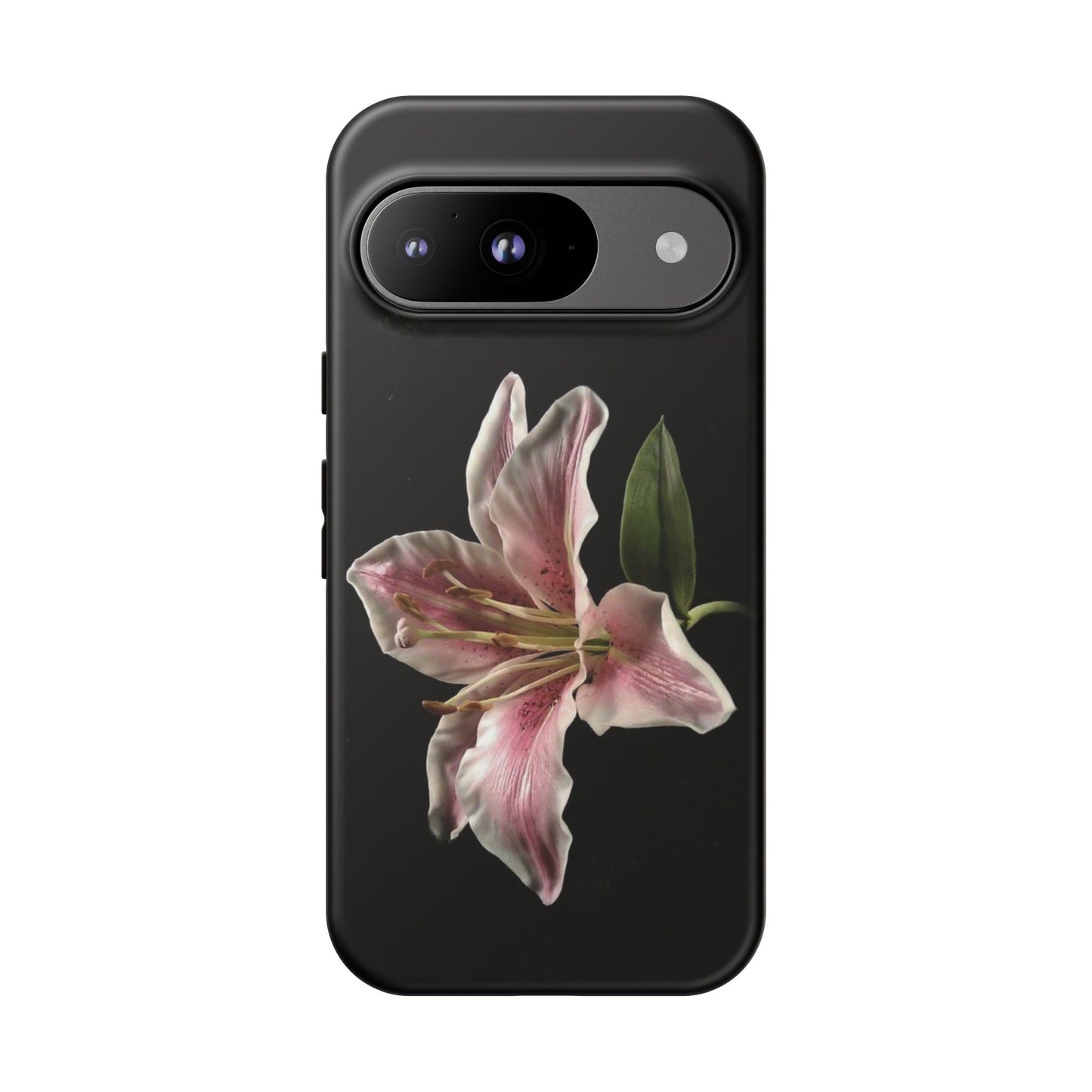 Pink Lily Tough Phone Case — Slim Protective Floral iPhone Cover