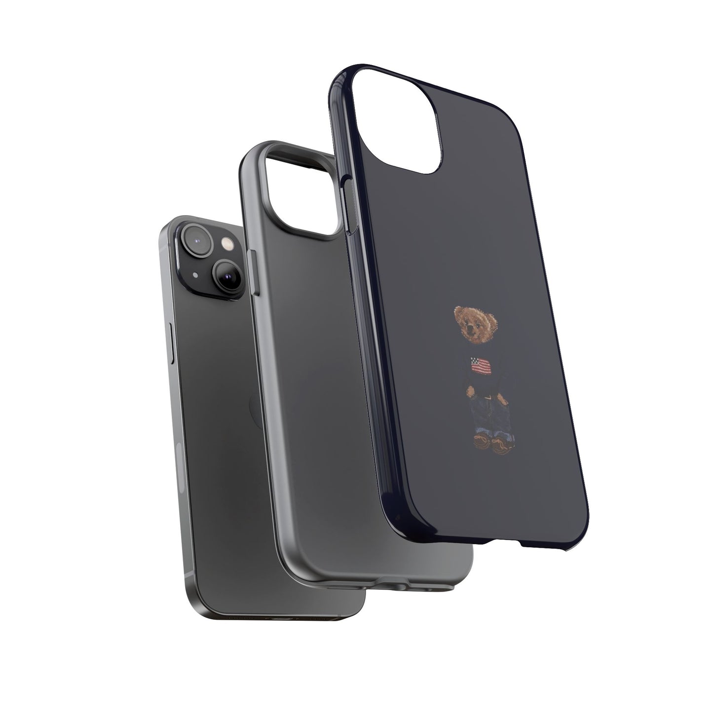 Patriotic Polo Bear Phone Case — Slim Tough Protective iPhone Cover