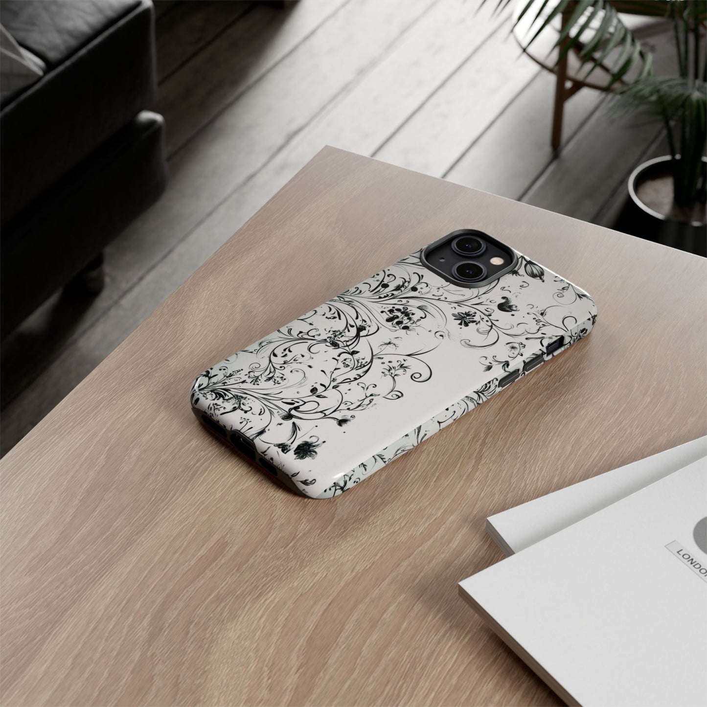 Floral Vine Tough Phone Case